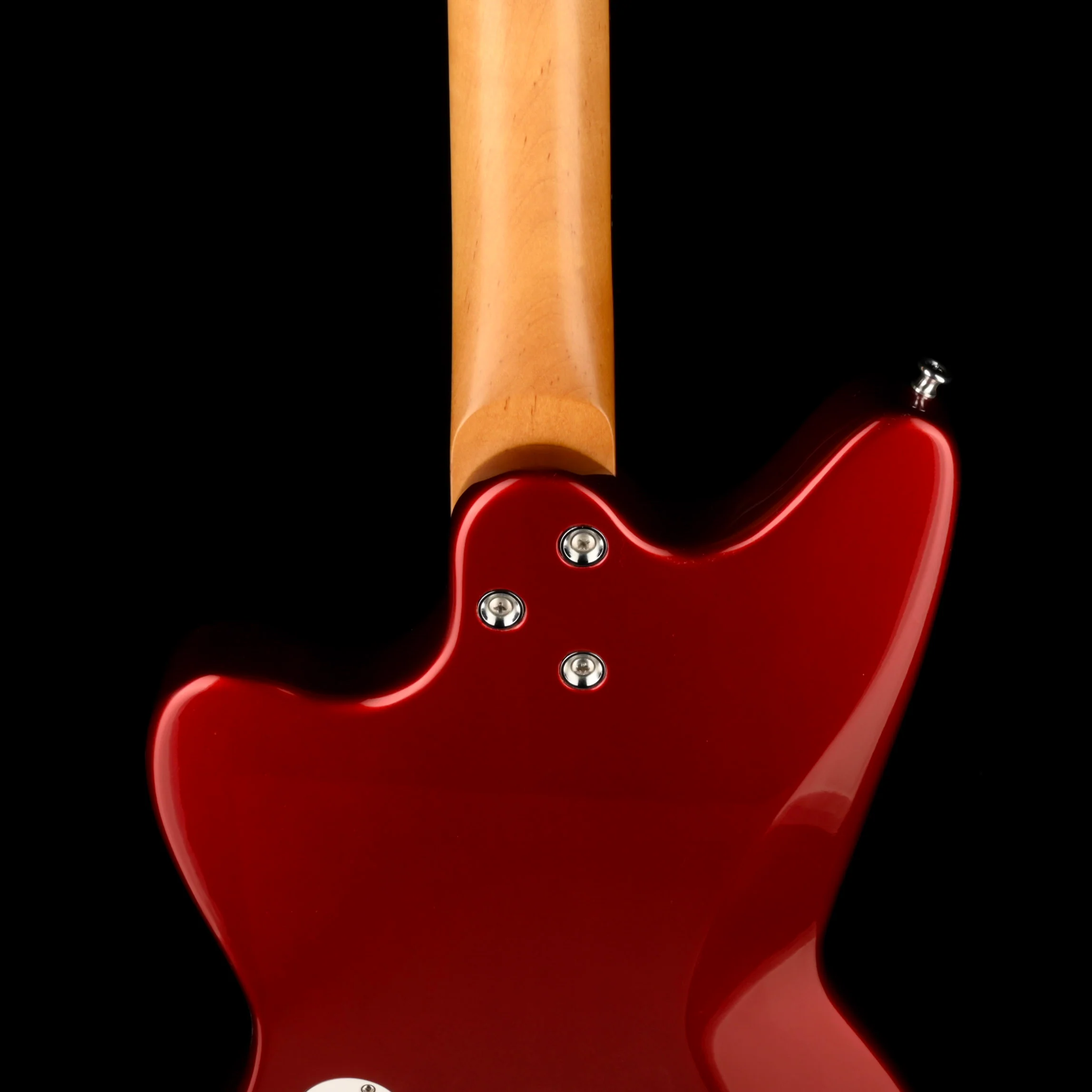 Harmony Factory Special Silhouette Electric Guitar Cherry W/Case 1 of 24 B-Stock - Image 11