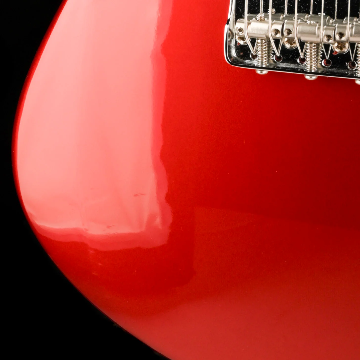 Harmony Factory Special Silhouette Electric Guitar Cherry W/Case 1 of 24 B-Stock - Image 4