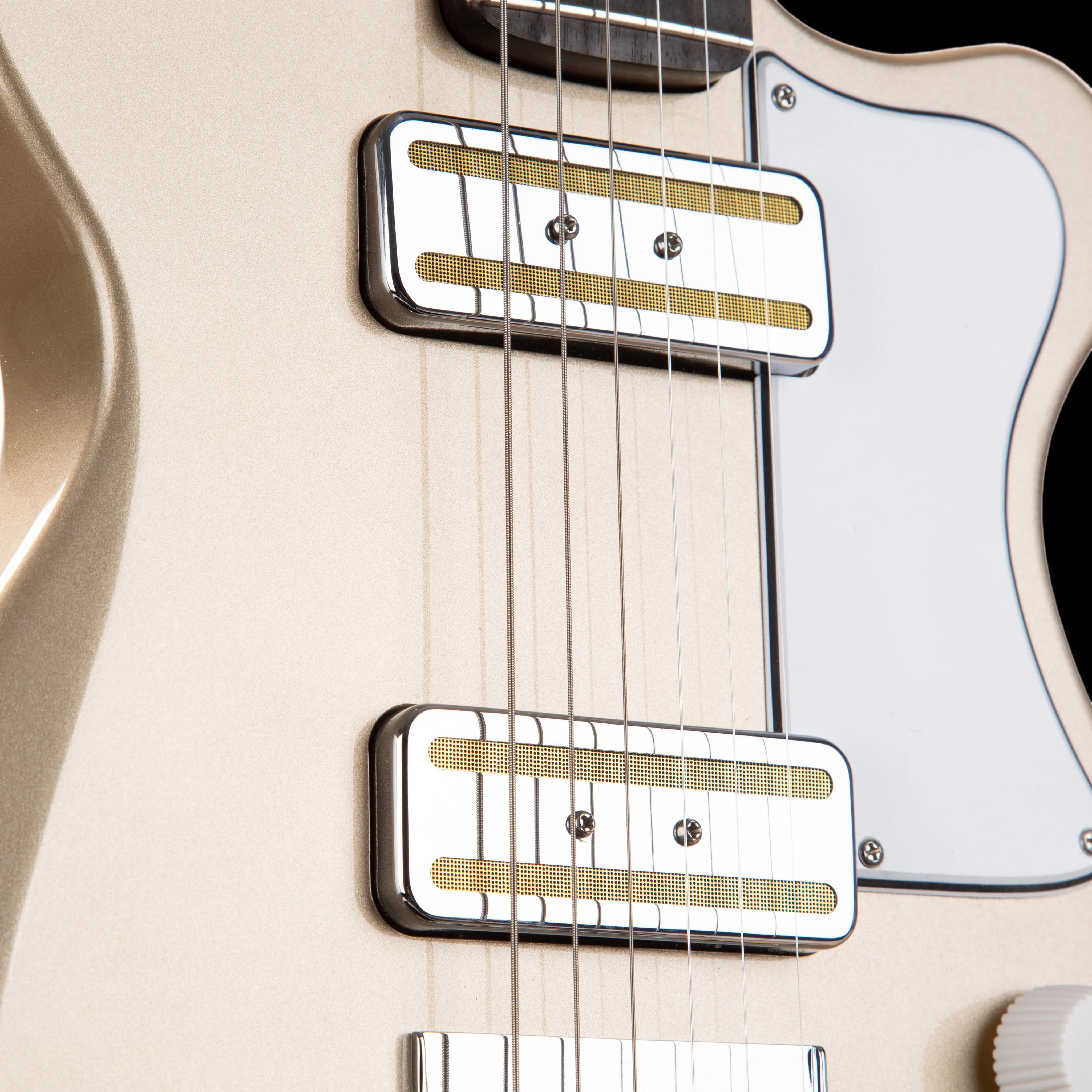Harmony Juno Champagne Electric Guitar - Image 4