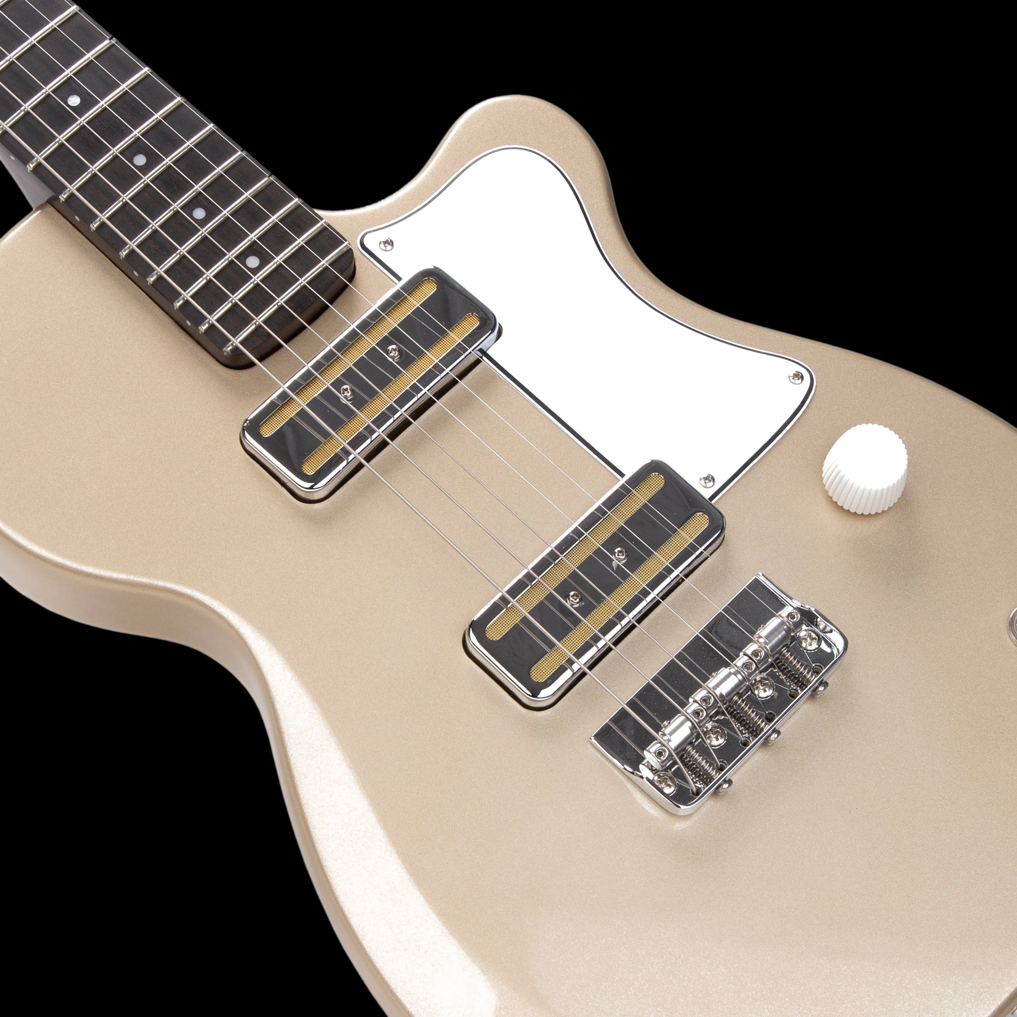 Harmony Juno Champagne Electric Guitar - Image 5