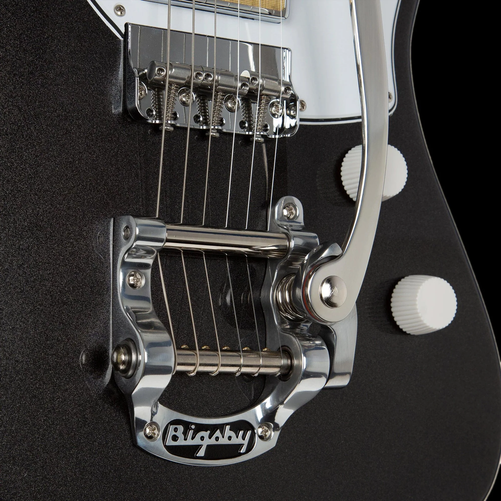Harmony Standard Silhouette With Bigsby Space Black with Mono Case - Image 5
