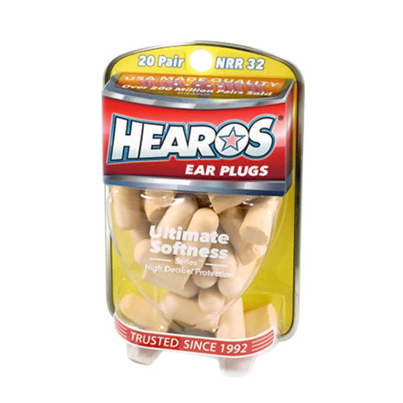 Hearos NRR-32 Earplugs 6 Pair