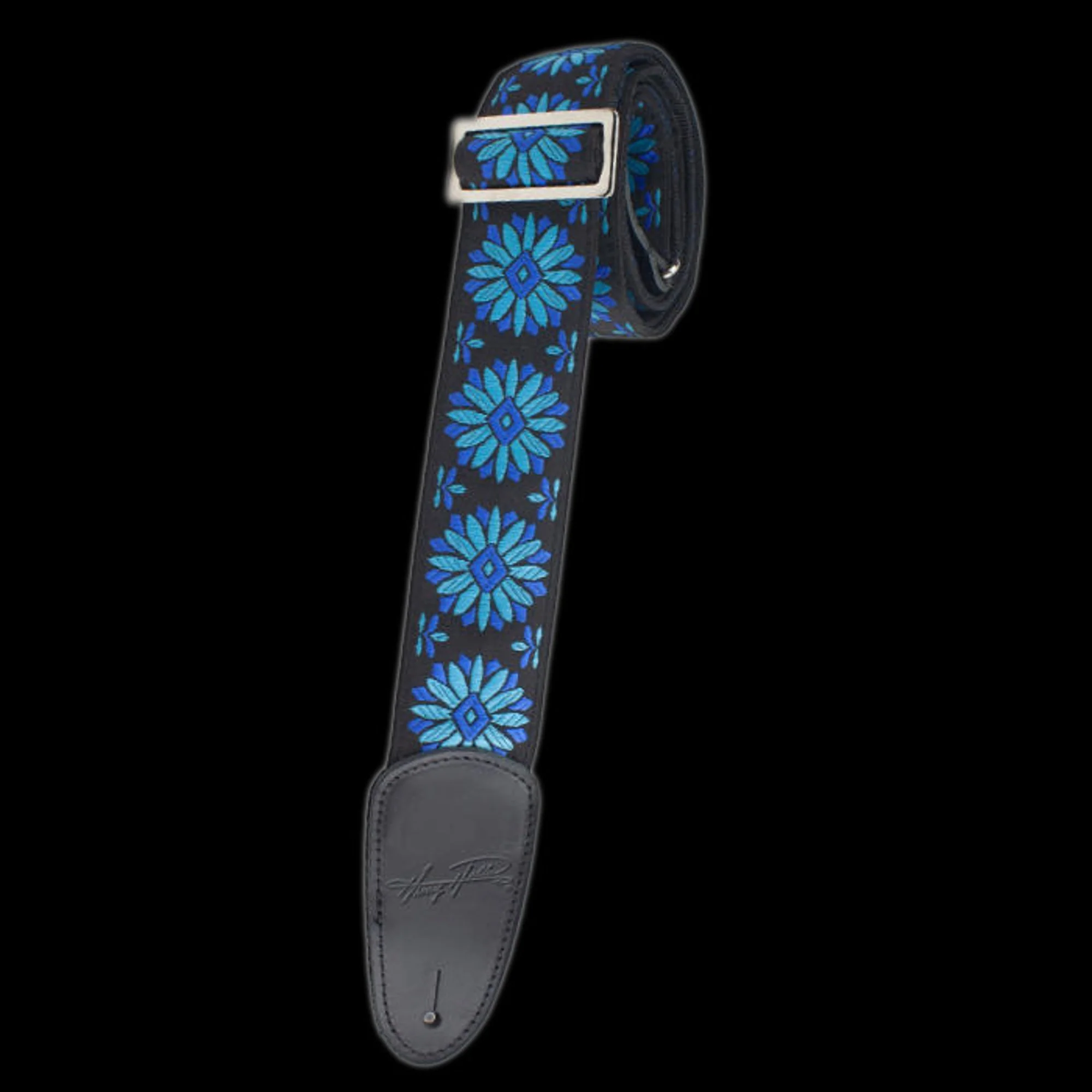 Henry Hiller Jacquard Deluxe Series Straps Green White Yellow Strap - HJQ2DX-31