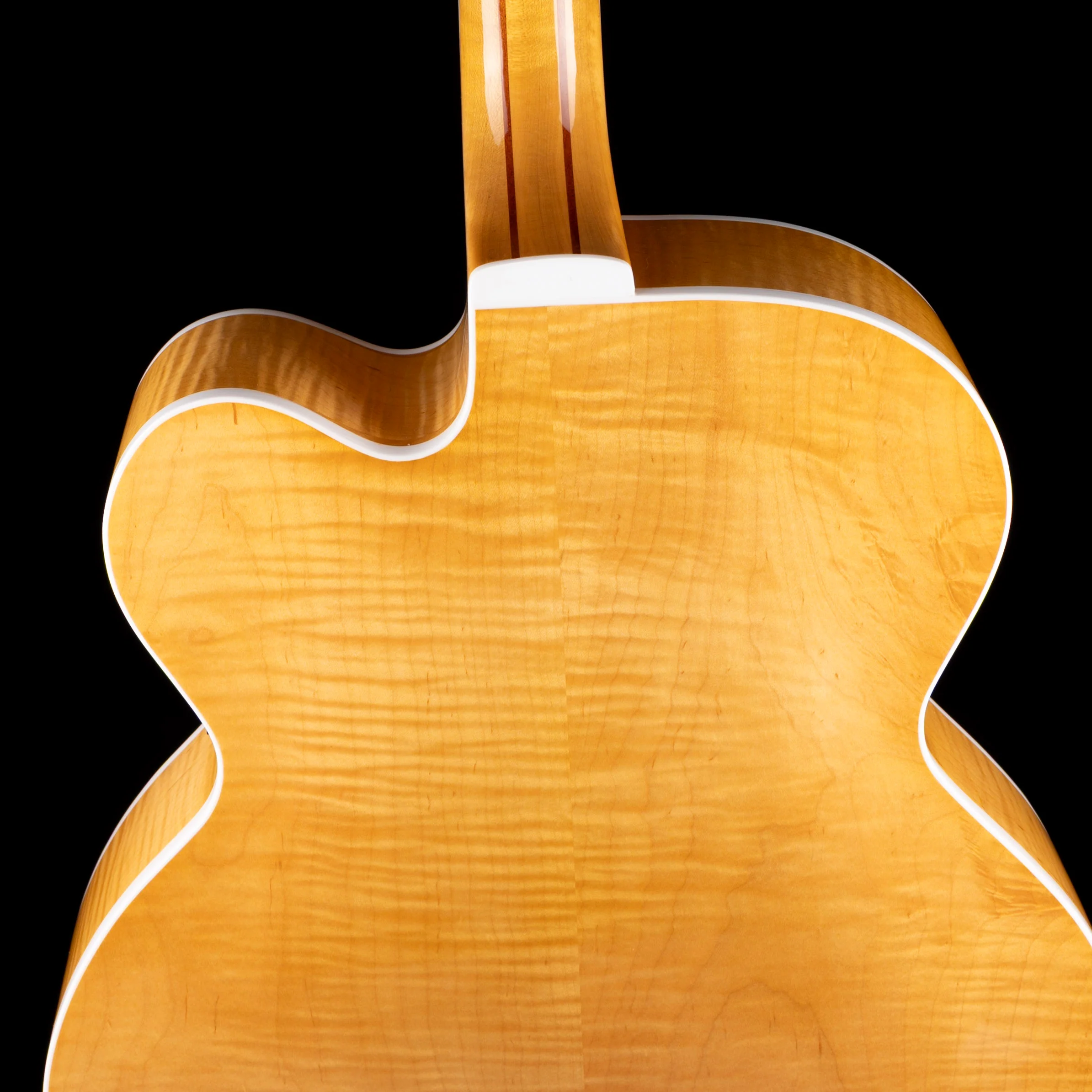 Heritage Eagle Classic Hollow Antique Natural Electric Guitar with Case - Image 14