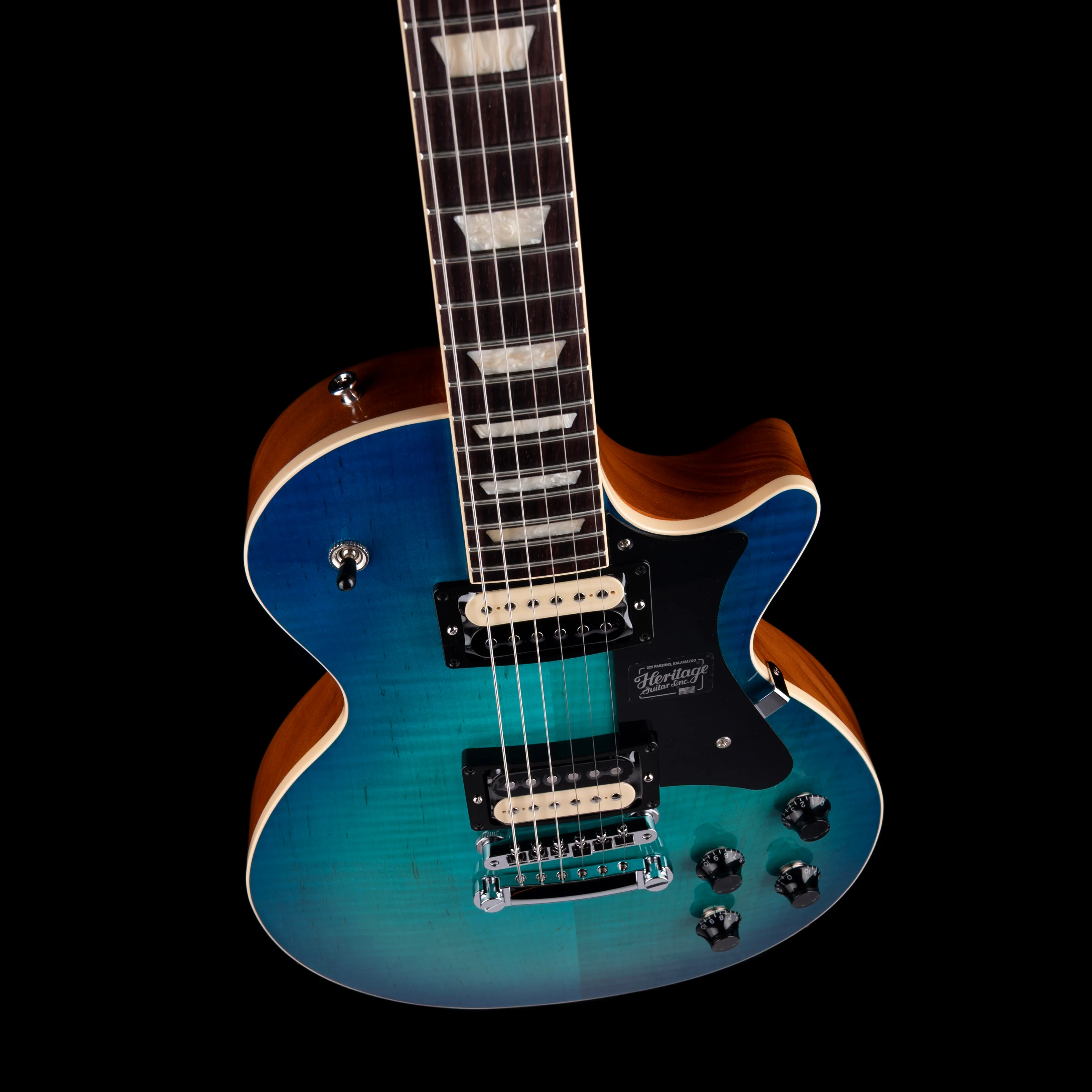 Heritage Factory Special Standard H-150 Electric Guitar Neptune Blue Burst With Case - 1 OF 24 - Image 3