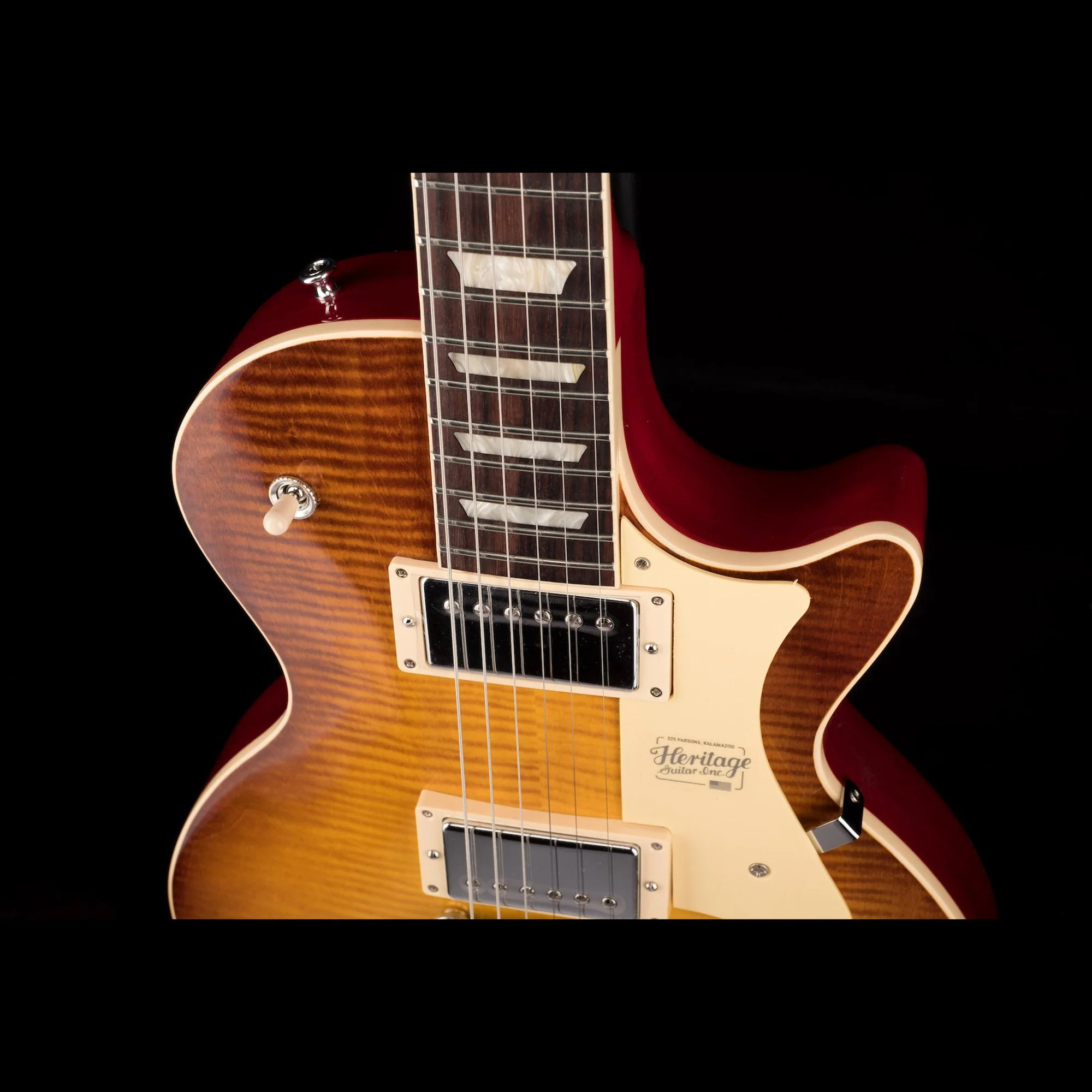 Heritage Standard H-150 Dirty Lemon Burst Electric Guitar with Case - Image 4