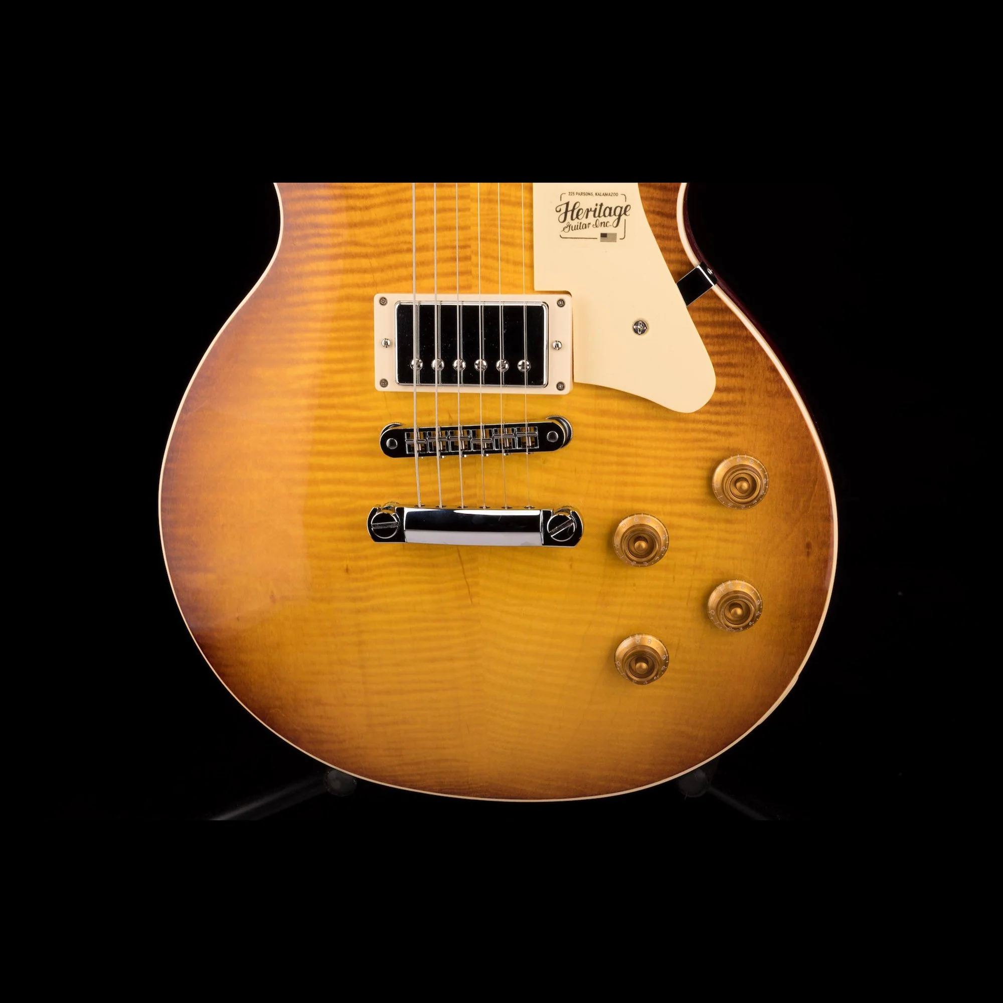 Heritage Standard H-150 Dirty Lemon Burst Electric Guitar with Case - Image 5