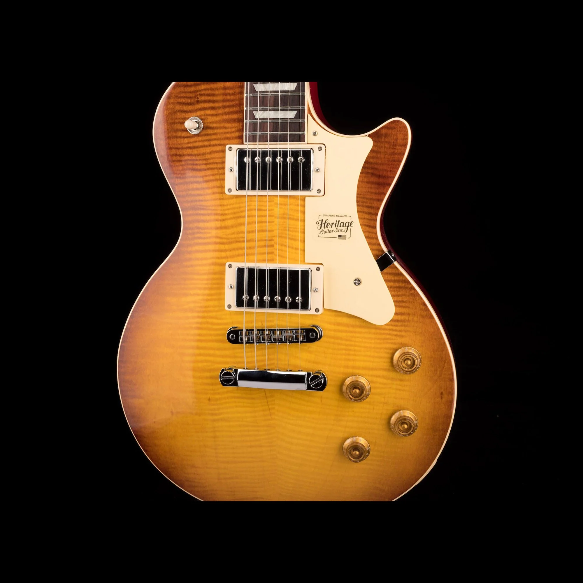 Heritage Standard H-150 Dirty Lemon Burst Electric Guitar with Case - Image 6