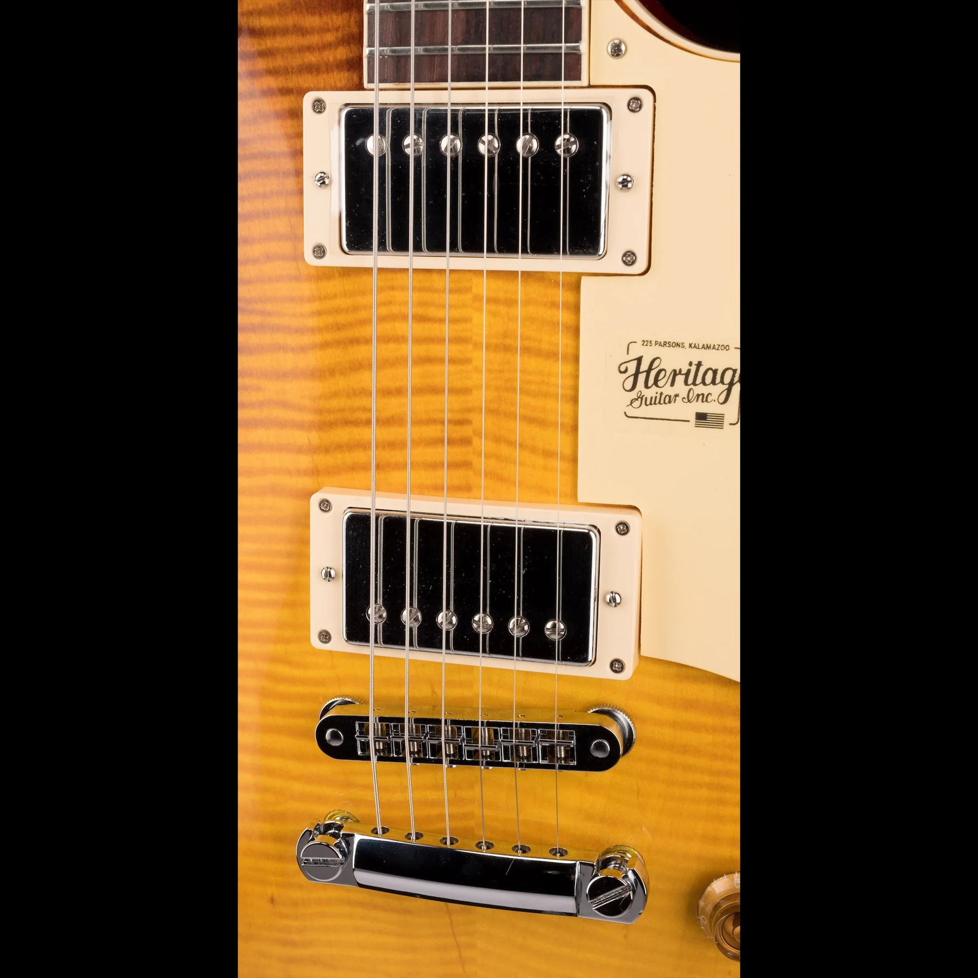 Heritage Standard H-150 Dirty Lemon Burst Electric Guitar with Case - Image 7