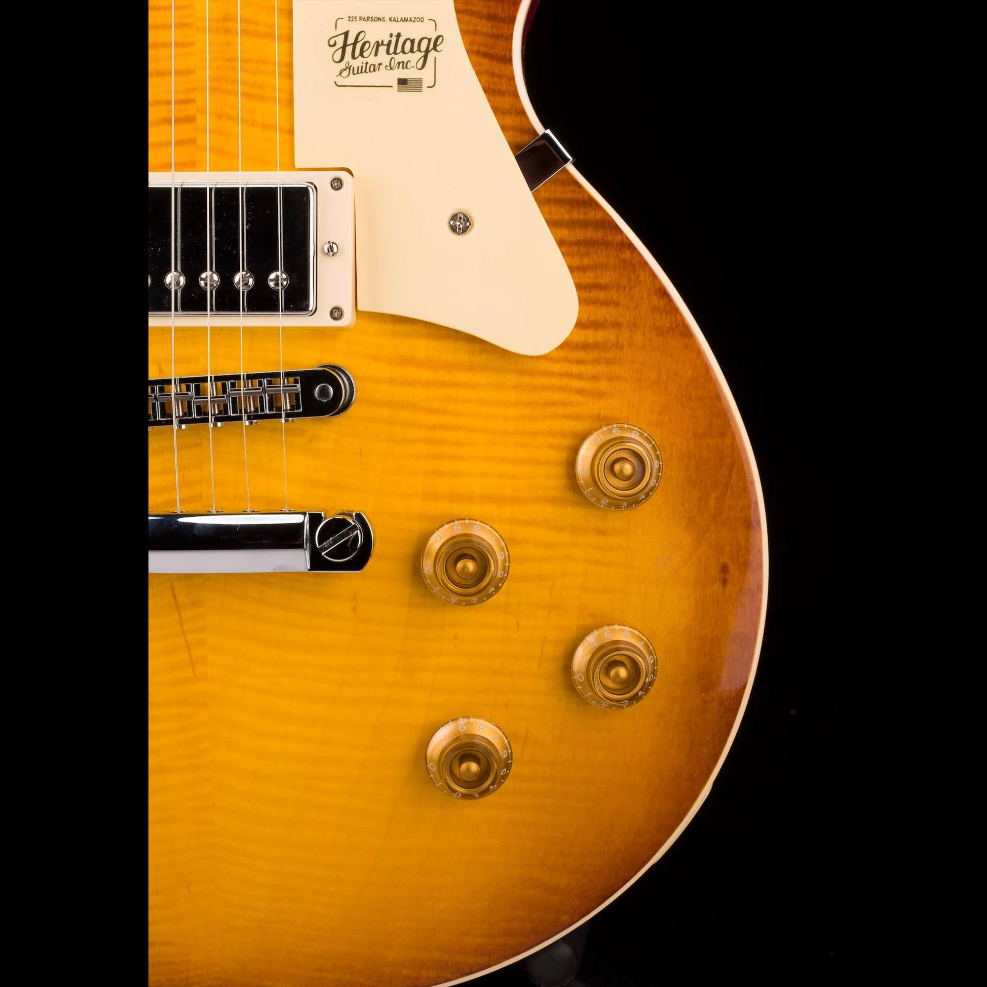 Heritage Standard H-150 Dirty Lemon Burst Electric Guitar with Case - Image 8