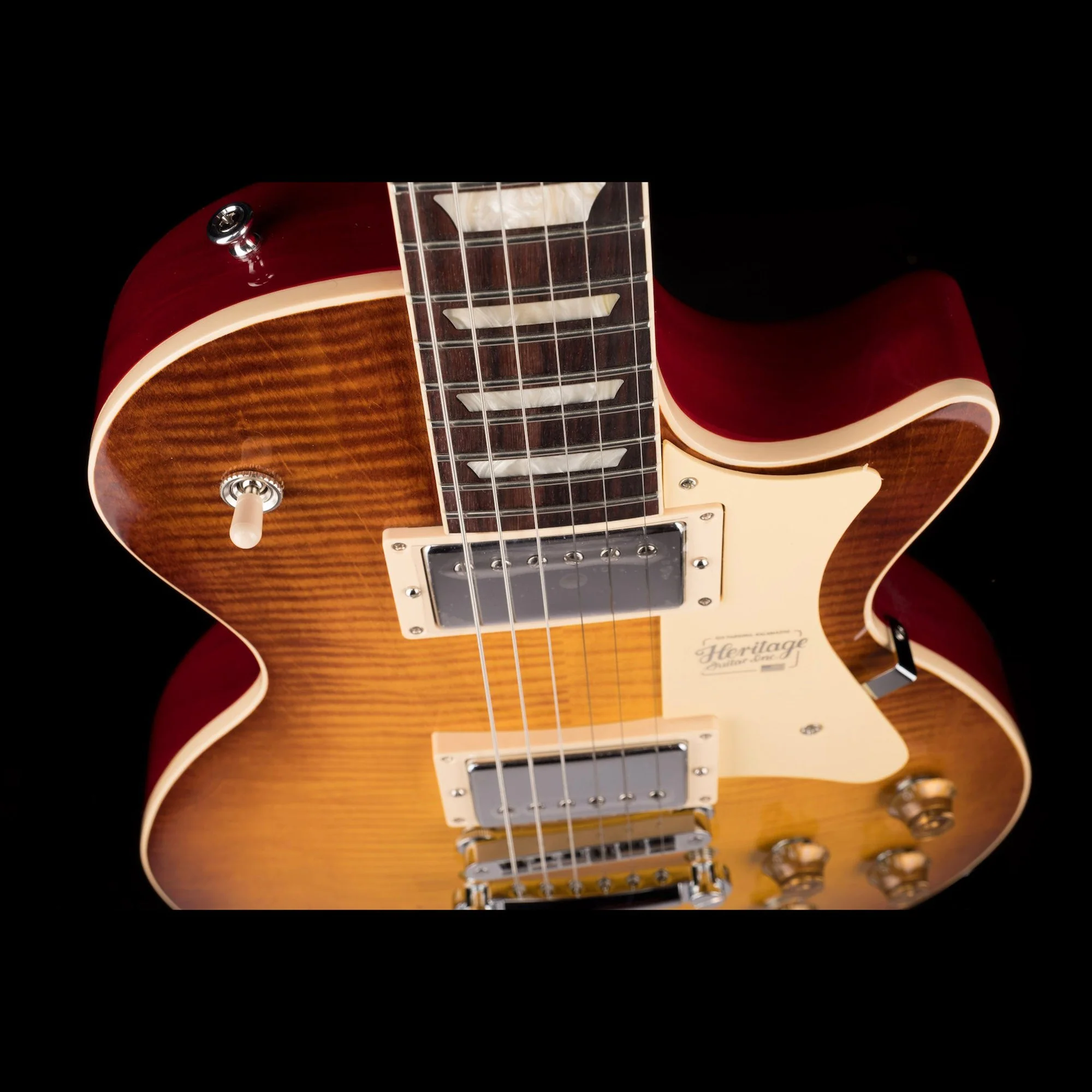 Heritage Standard H-150 Dirty Lemon Burst Electric Guitar with Case - Image 9