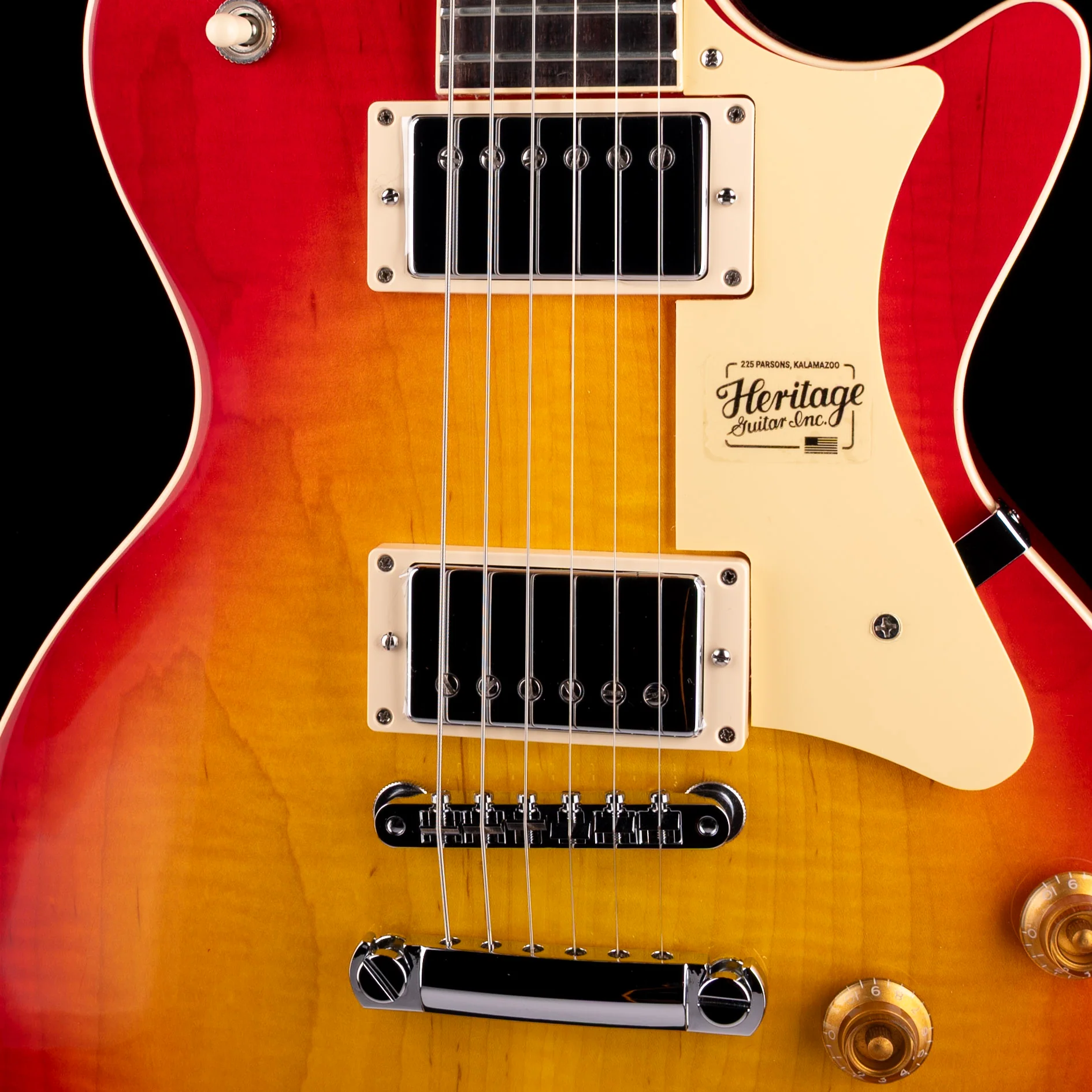 Heritage Standard H-150 Vintage Cherry Sunburst Electric Guitar with Case - Image 4