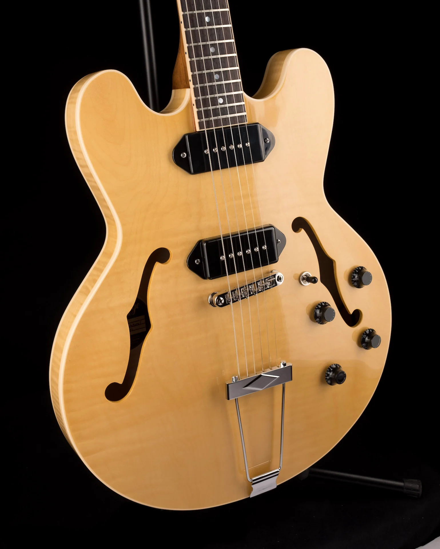 Heritage H-530 Hollow Antique Natural Electric Guitar with Case - Image 10
