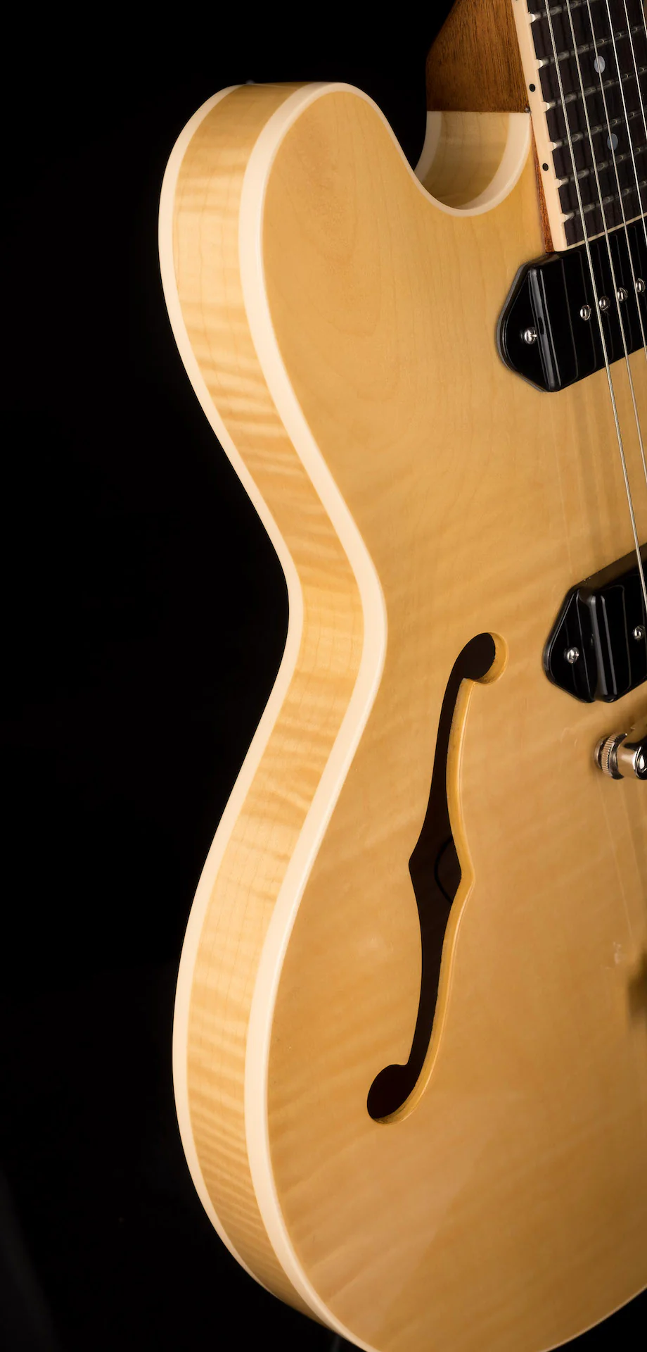 Heritage H-530 Hollow Antique Natural Electric Guitar with Case - Image 12