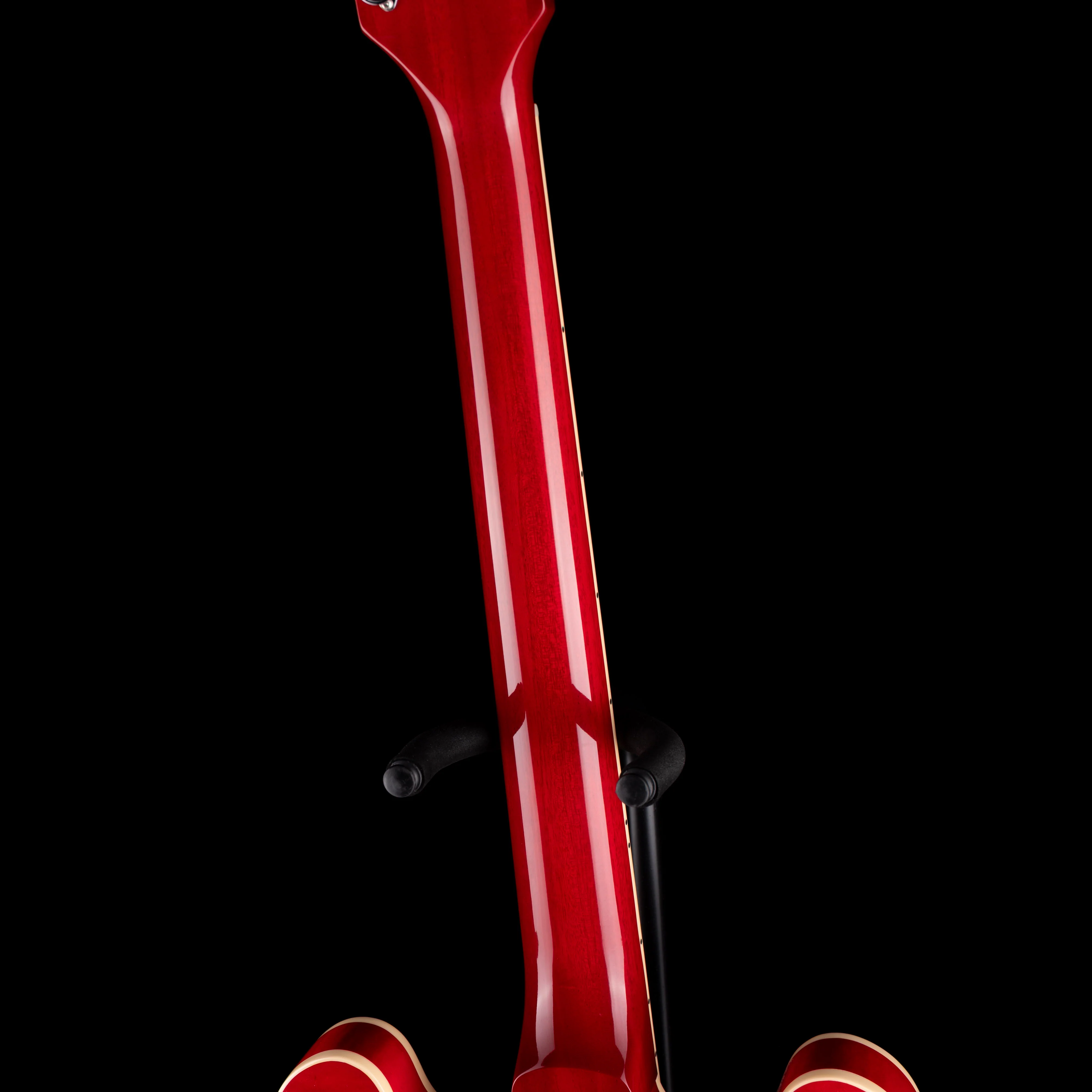 Heritage H-530 Hollow Trans Cherry Electric Guitar with Case - Image 12