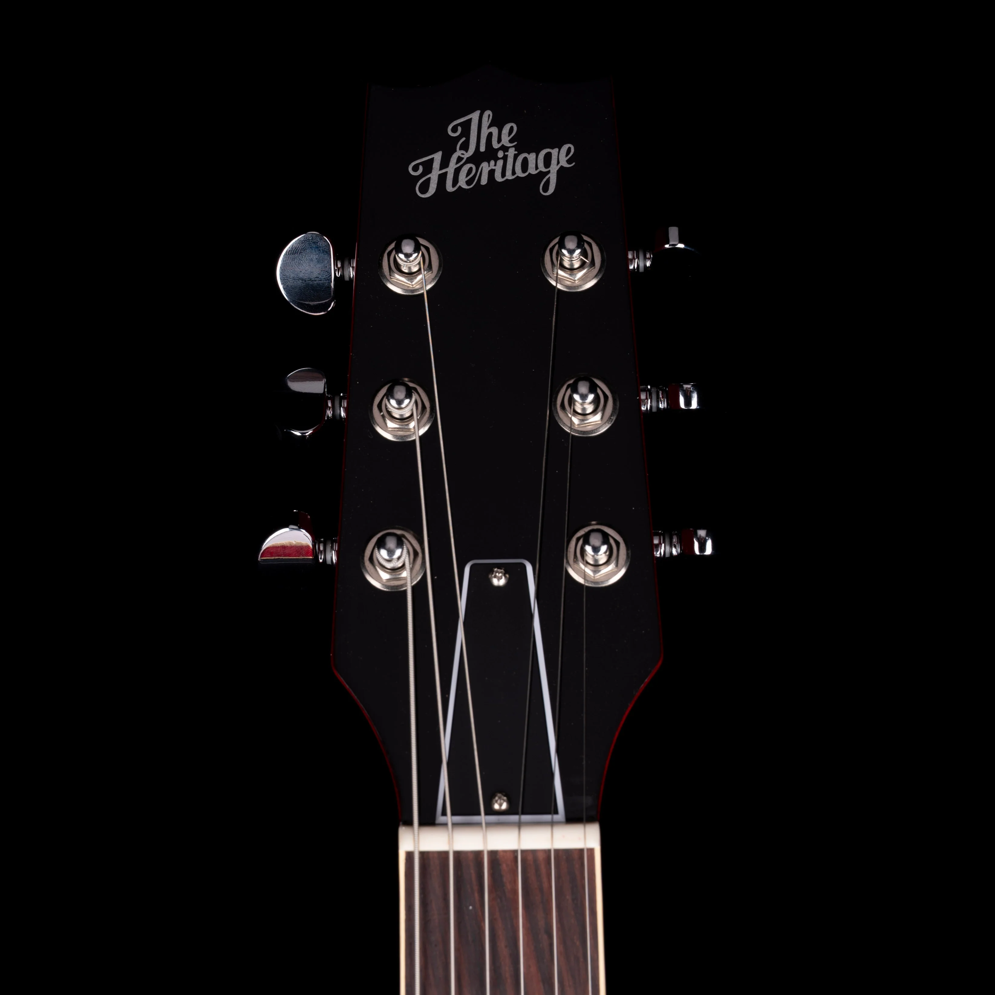 Heritage H-530 Hollow Trans Cherry Electric Guitar with Case - Image 13