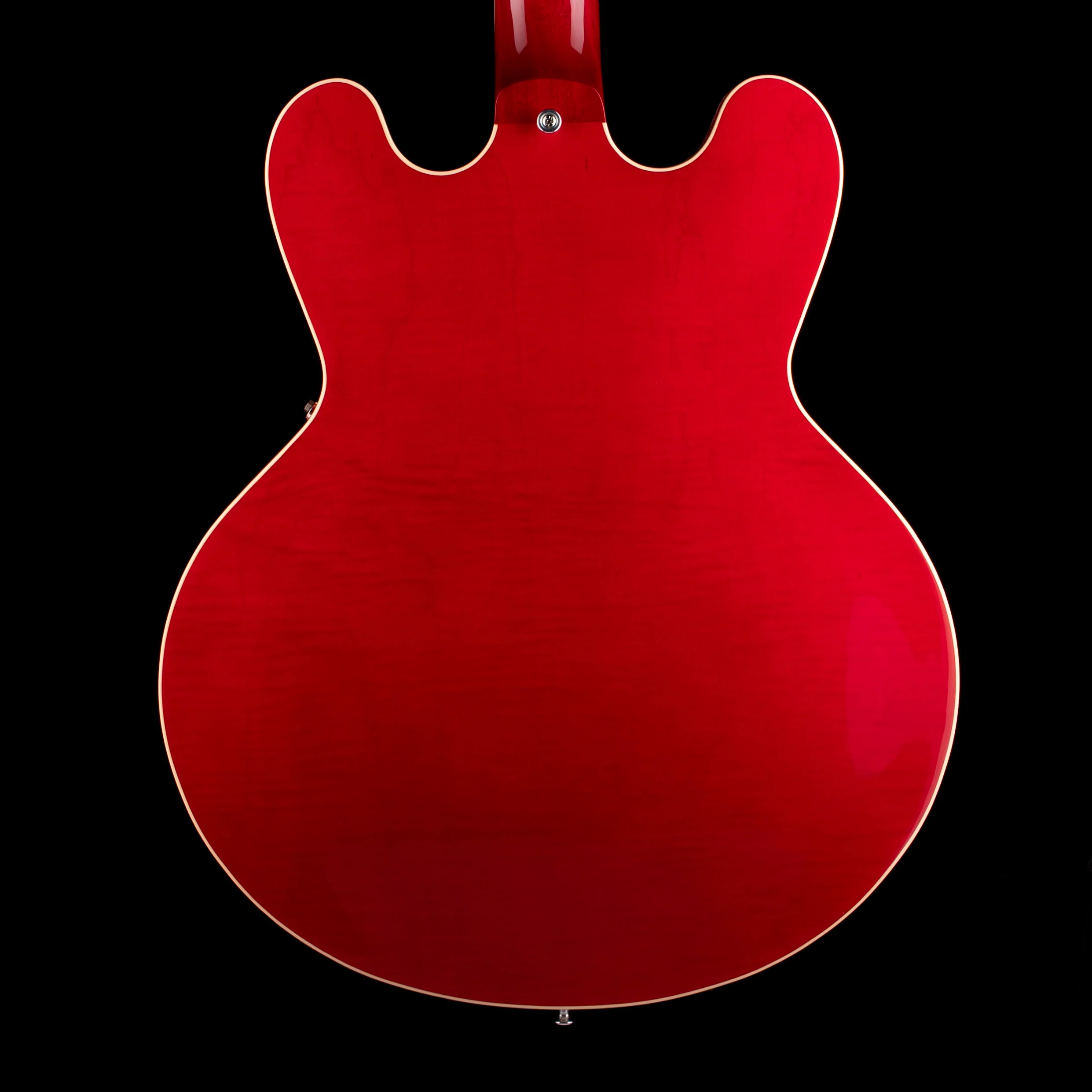 Heritage H-530 Hollow Trans Cherry Electric Guitar with Case - Image 9