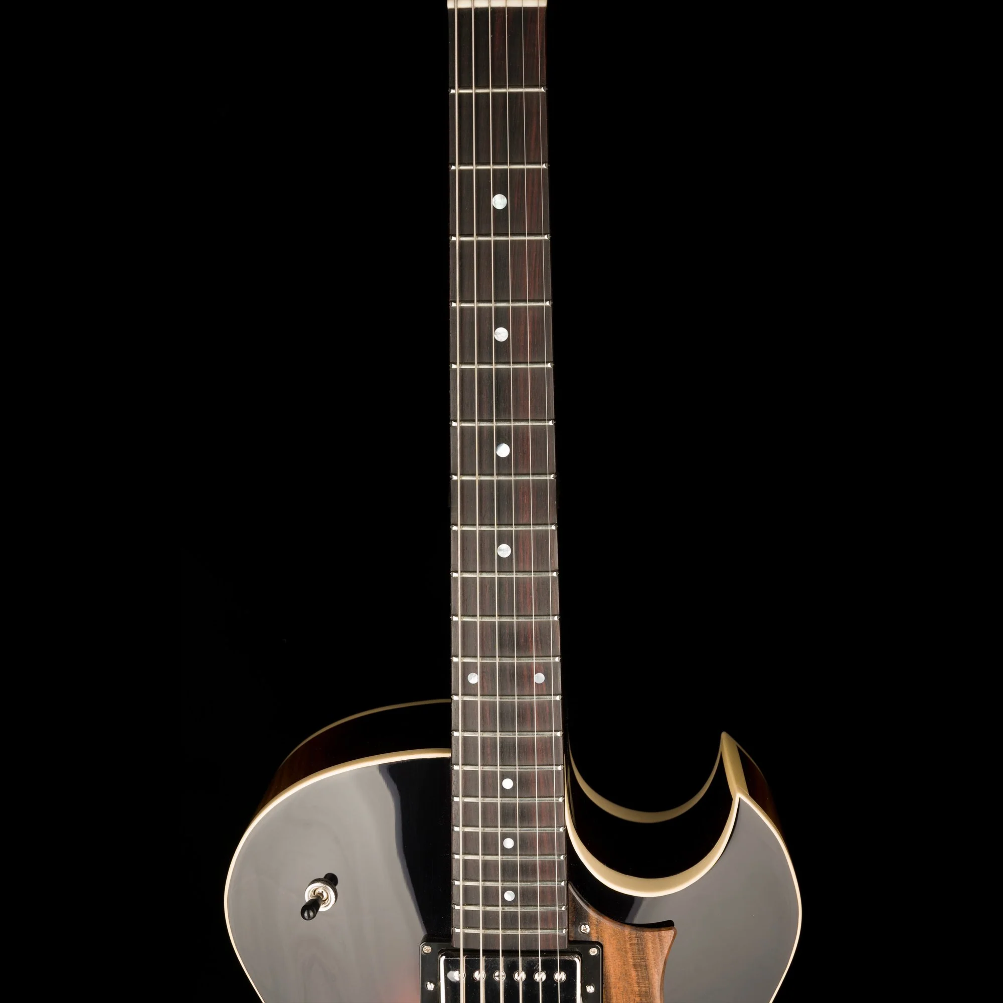 Heritage H-575 Hollow Original Sunburst Electric Guitar with Case - Image 11