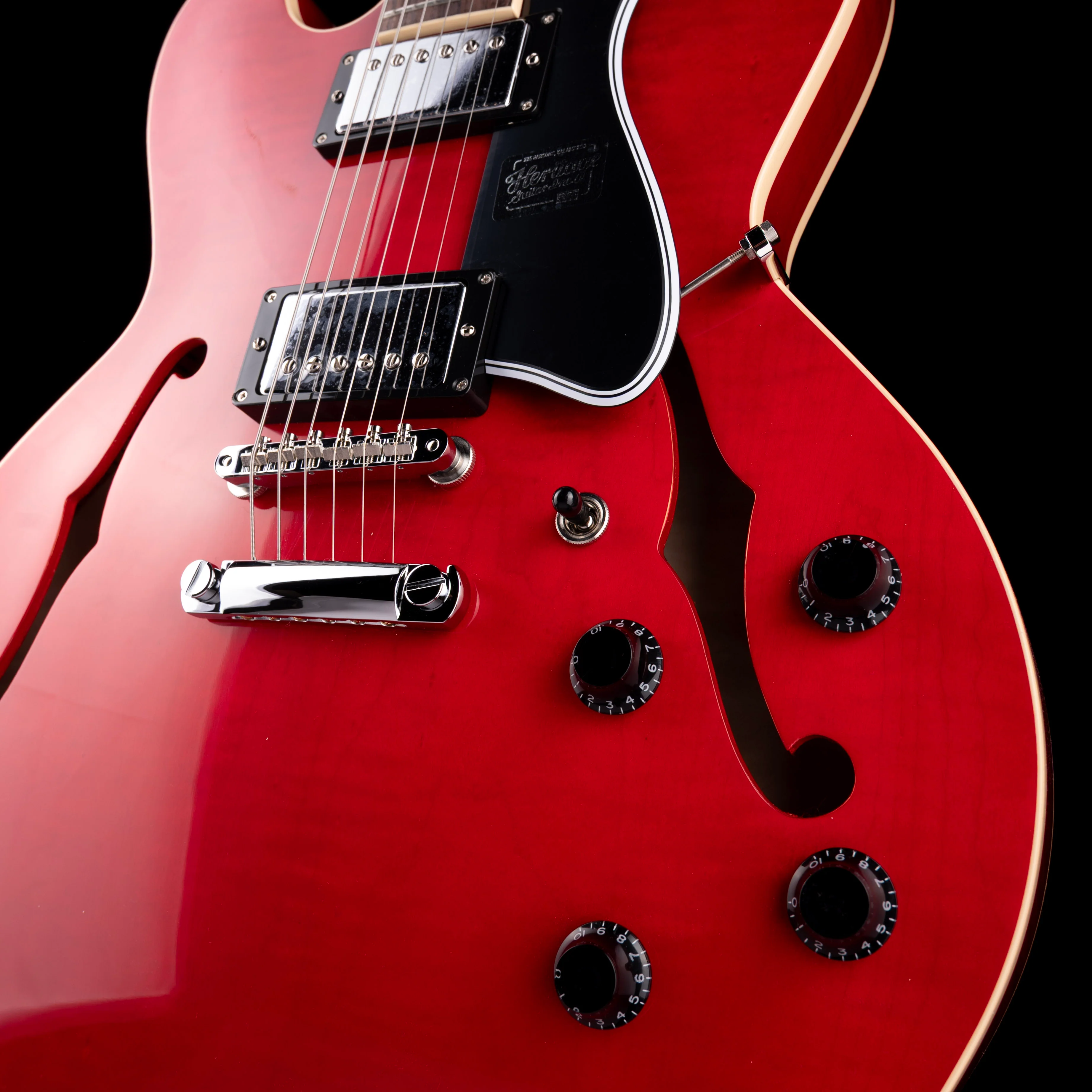 Heritage Standard II H-535 Trans Cherry with Case - Image 5