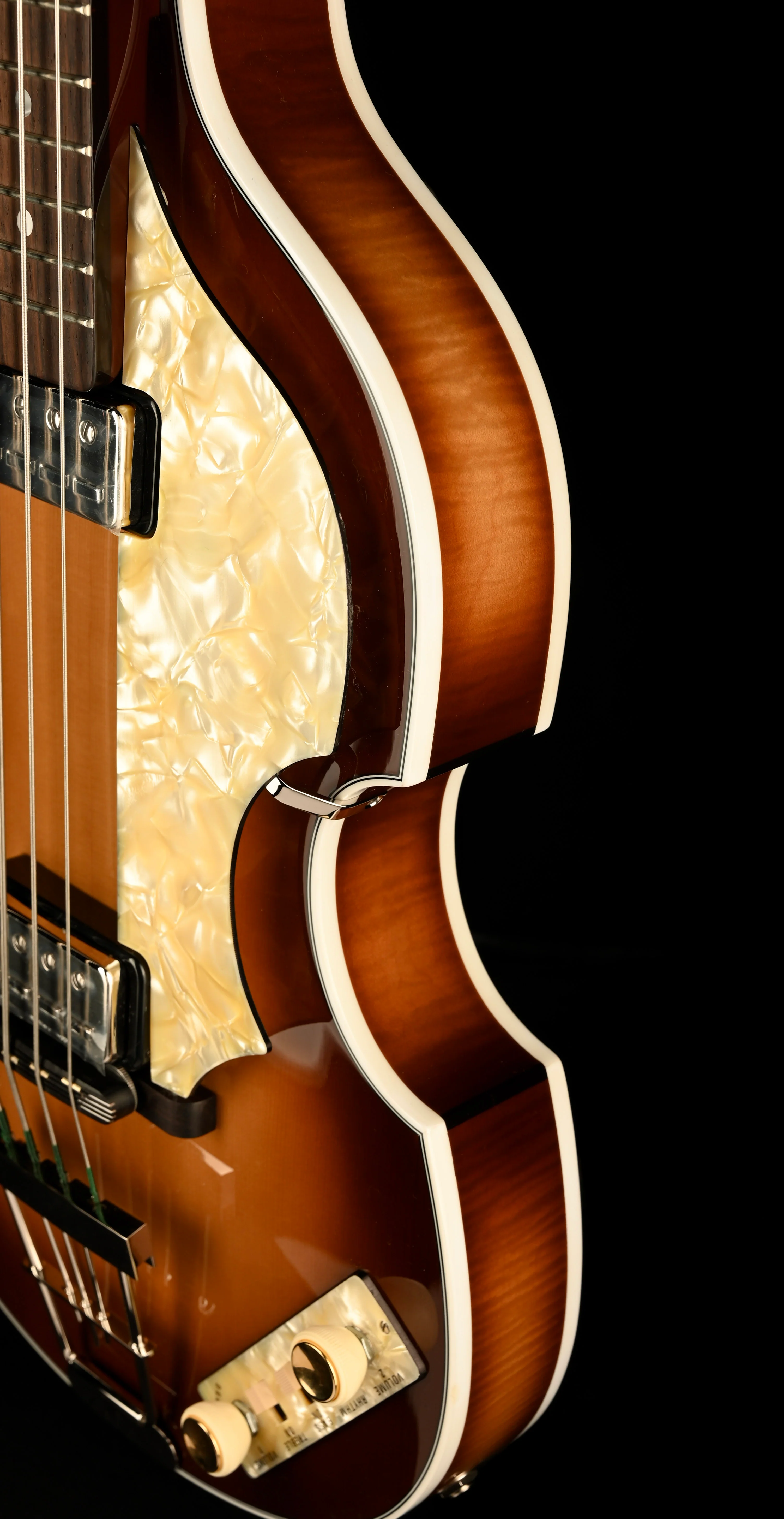 Hofner 1962 Reissue Violin Bass Sunburst with Vintage Case - H500/1-62-O - Image 11