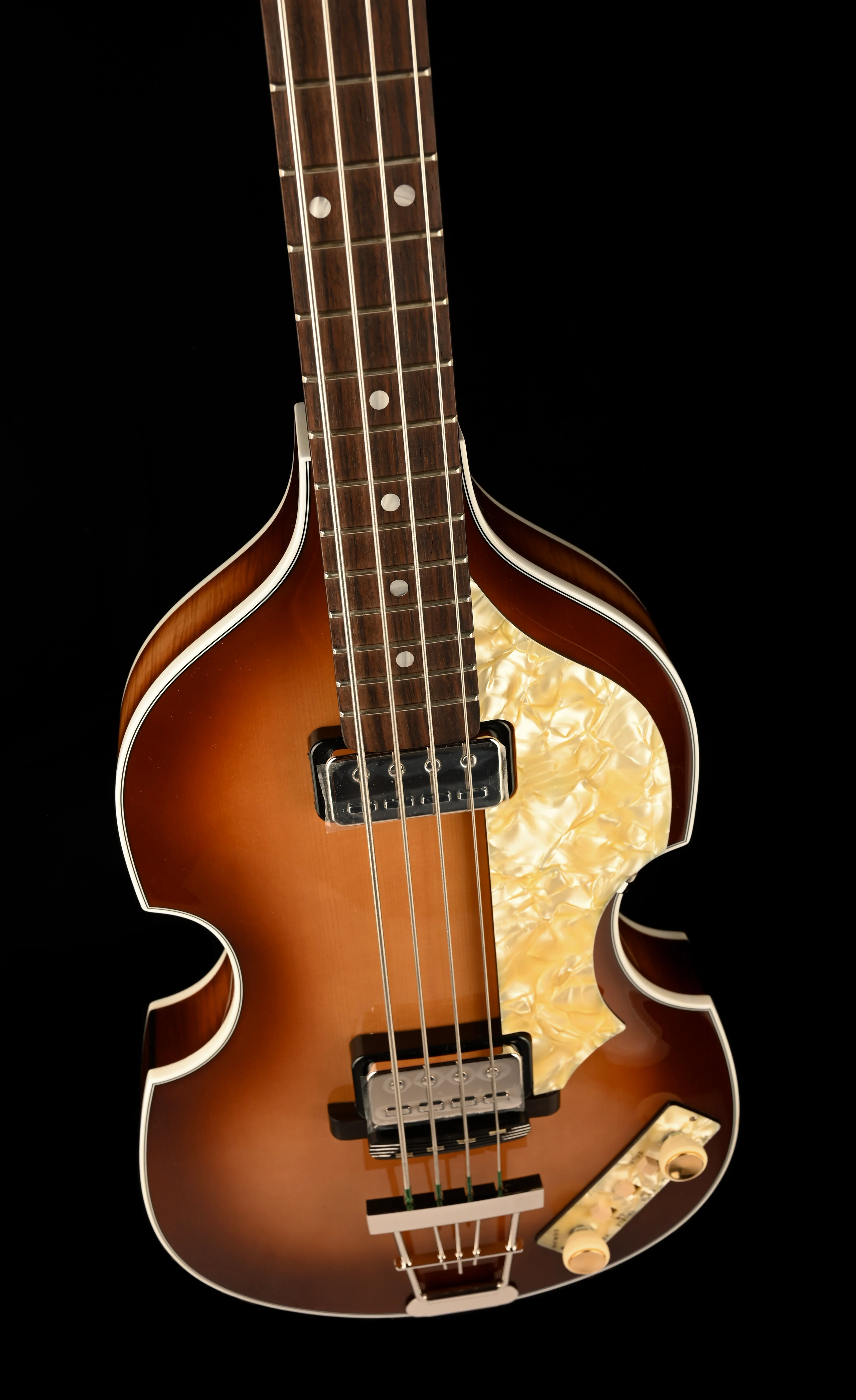 Hofner 1962 Reissue Violin Bass Sunburst with Vintage Case - H500/1-62-O - Image 4