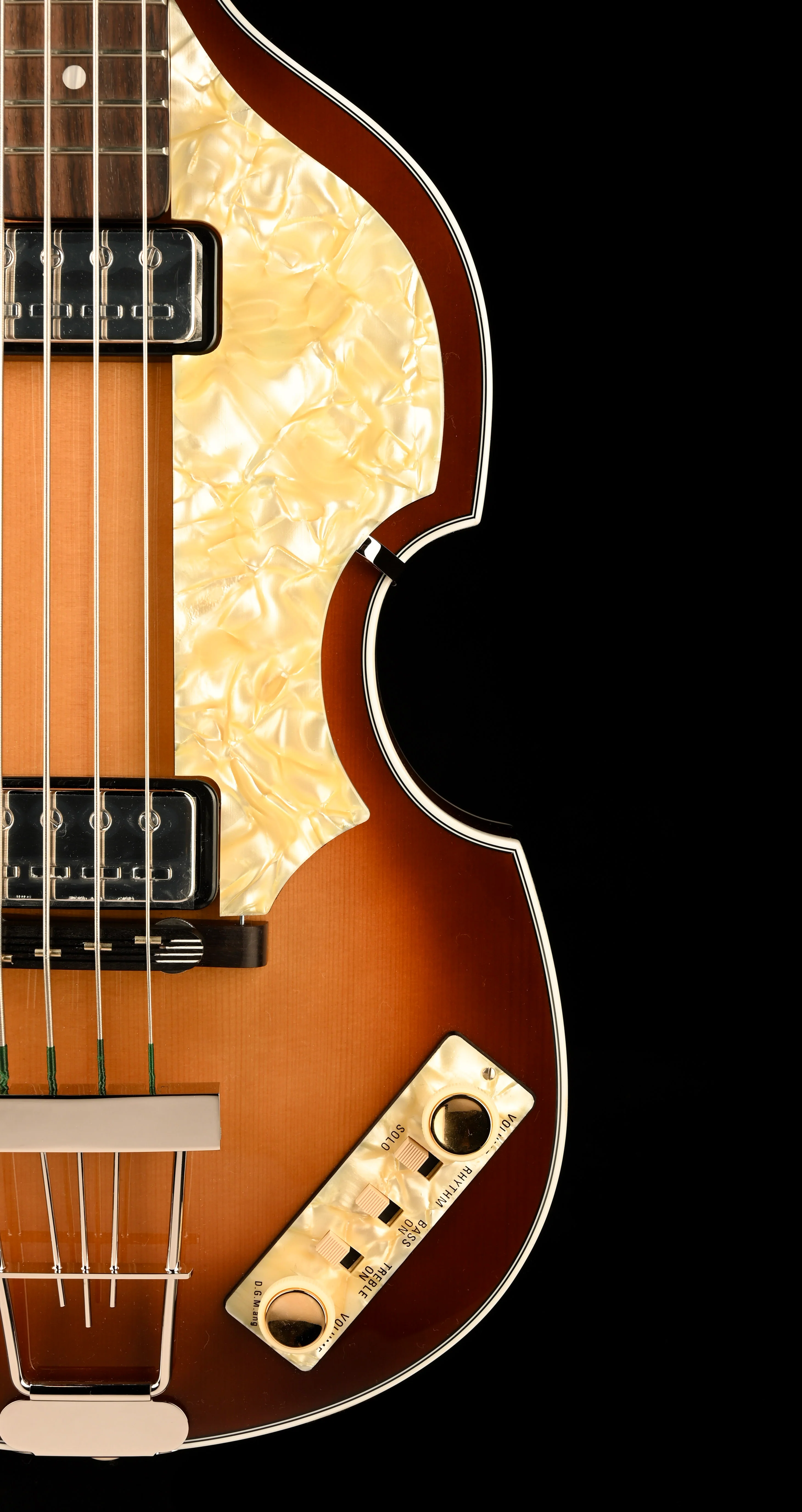 Hofner 1962 Reissue Violin Bass Sunburst with Vintage Case - H500/1-62-O - Image 9