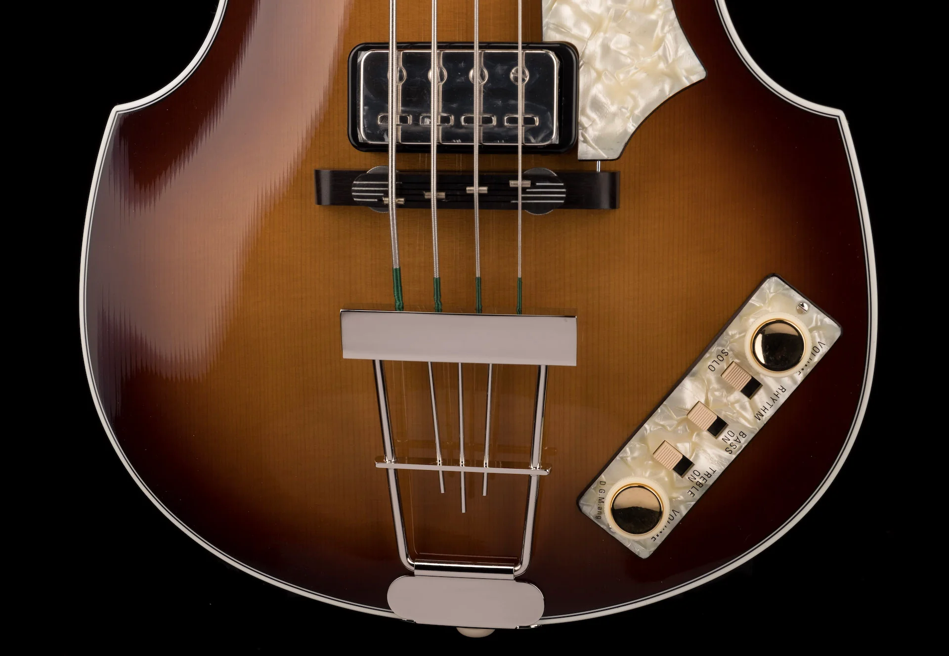 Hofner 1962 Reissue Violin Bass Sunburst with Case H500/1-62-O - S/N X0920H116 - Image 5