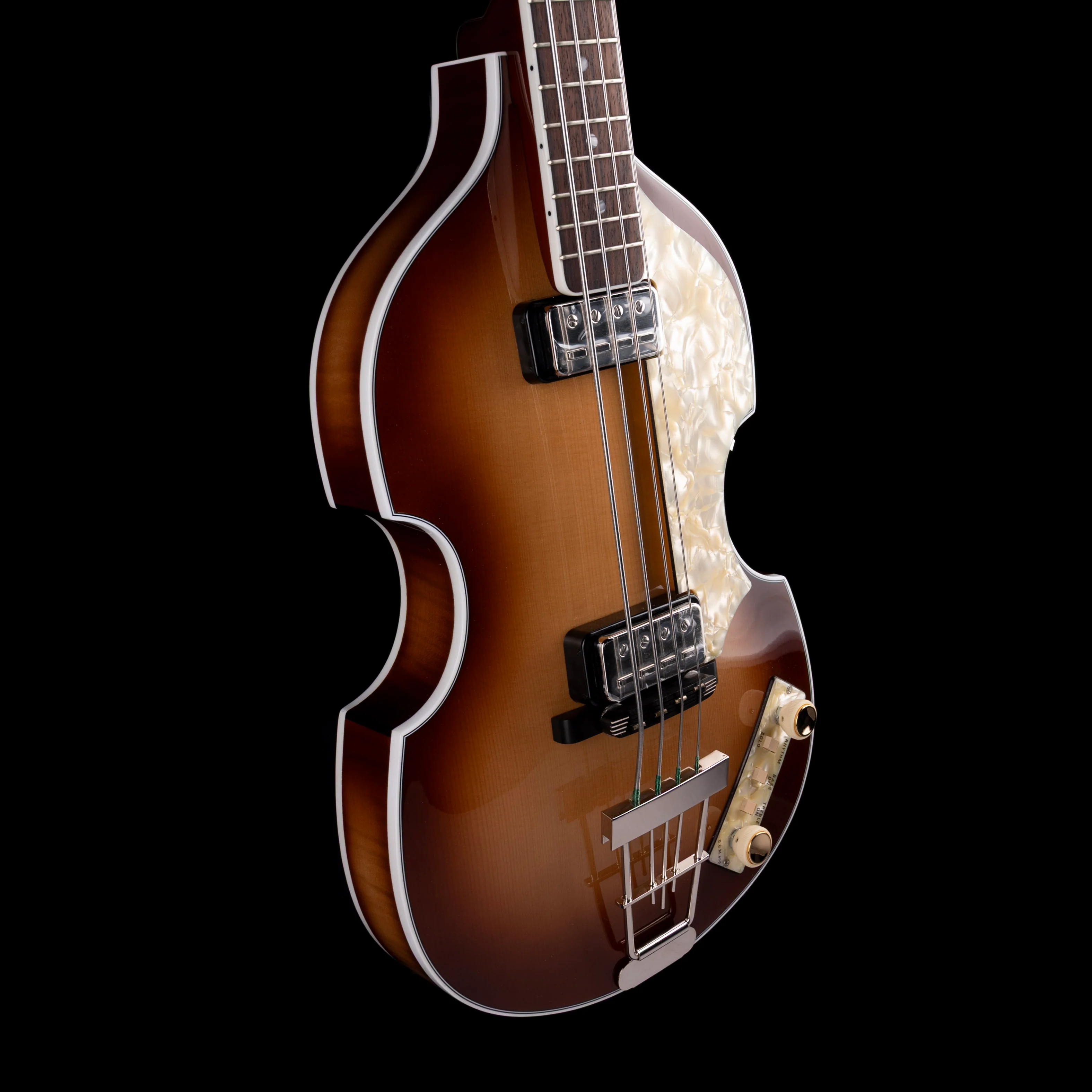 Hofner 1964 Reissue Violin Bass - Sunburst with Vintage Case - H500/1-64-O - Image 7