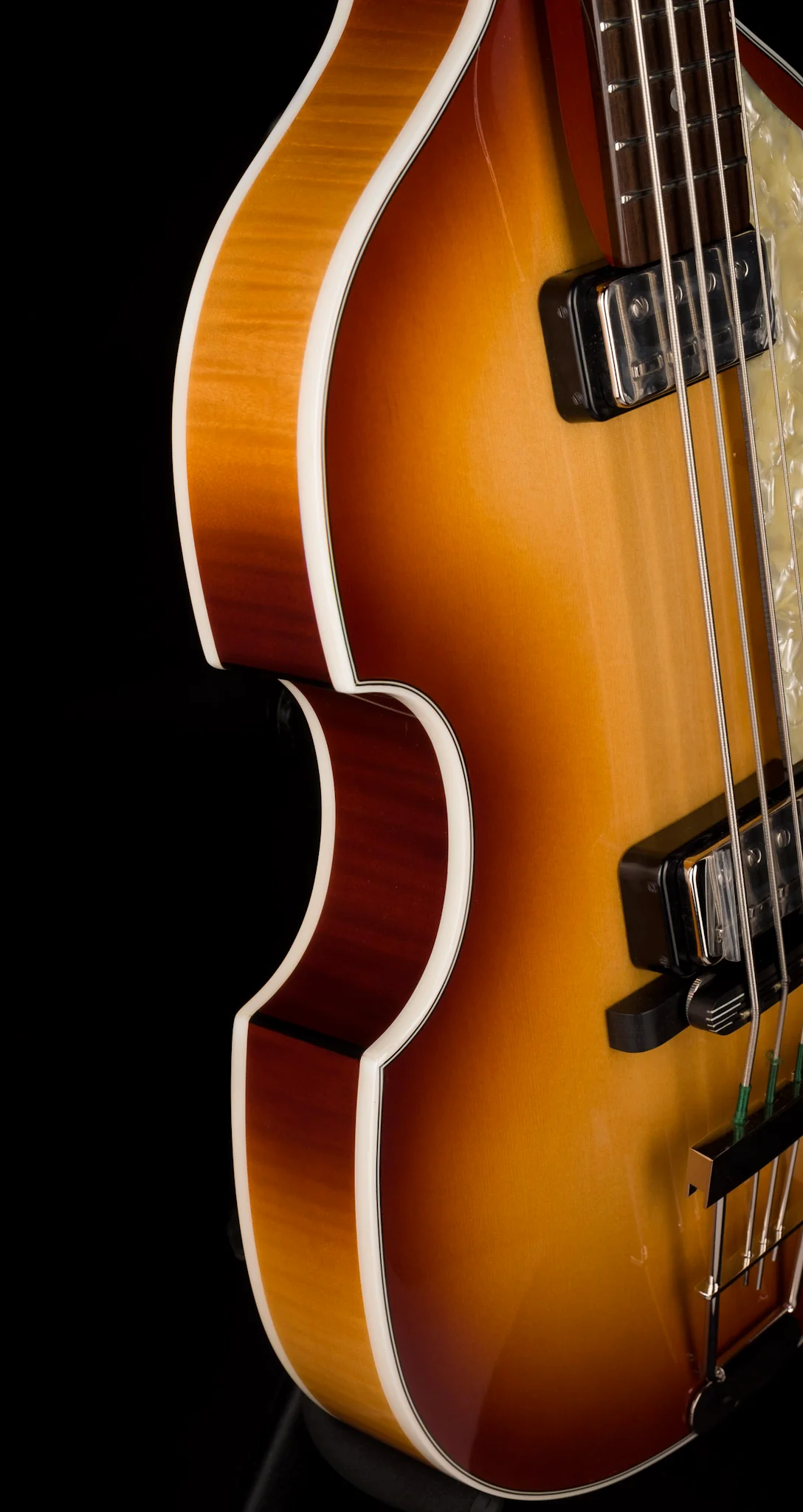 Hofner Artist Series 1963 Violin Bass H500/1-63-AR-O Sunburst with Case - Serial # Y0421H004 - Image 12