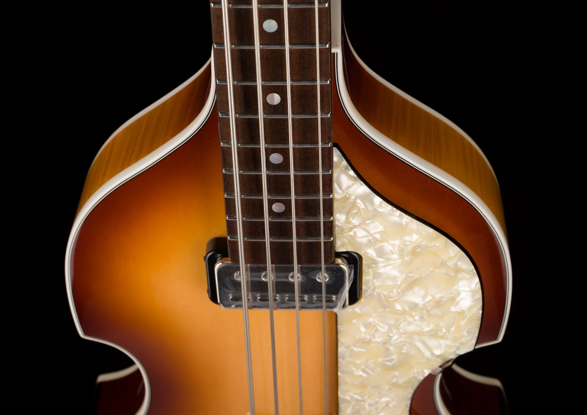 Hofner Artist Series 1963 Violin Bass H500/1-63-AR-O Sunburst with Case - Serial # Y0421H004 - Image 3