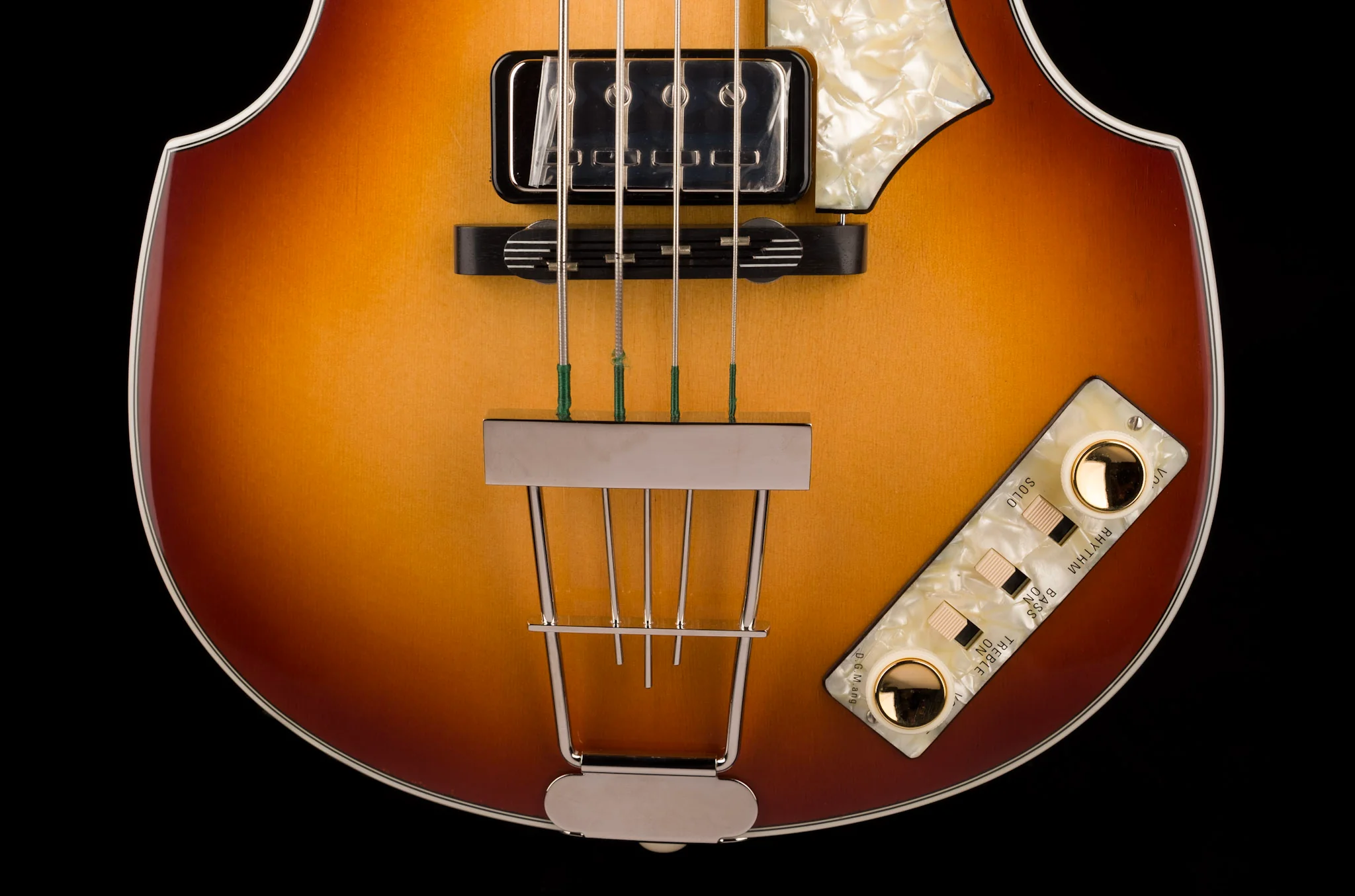 Hofner Artist Series 1963 Violin Bass H500/1-63-AR-O Sunburst with Case - Serial # Y0421H004 - Image 5