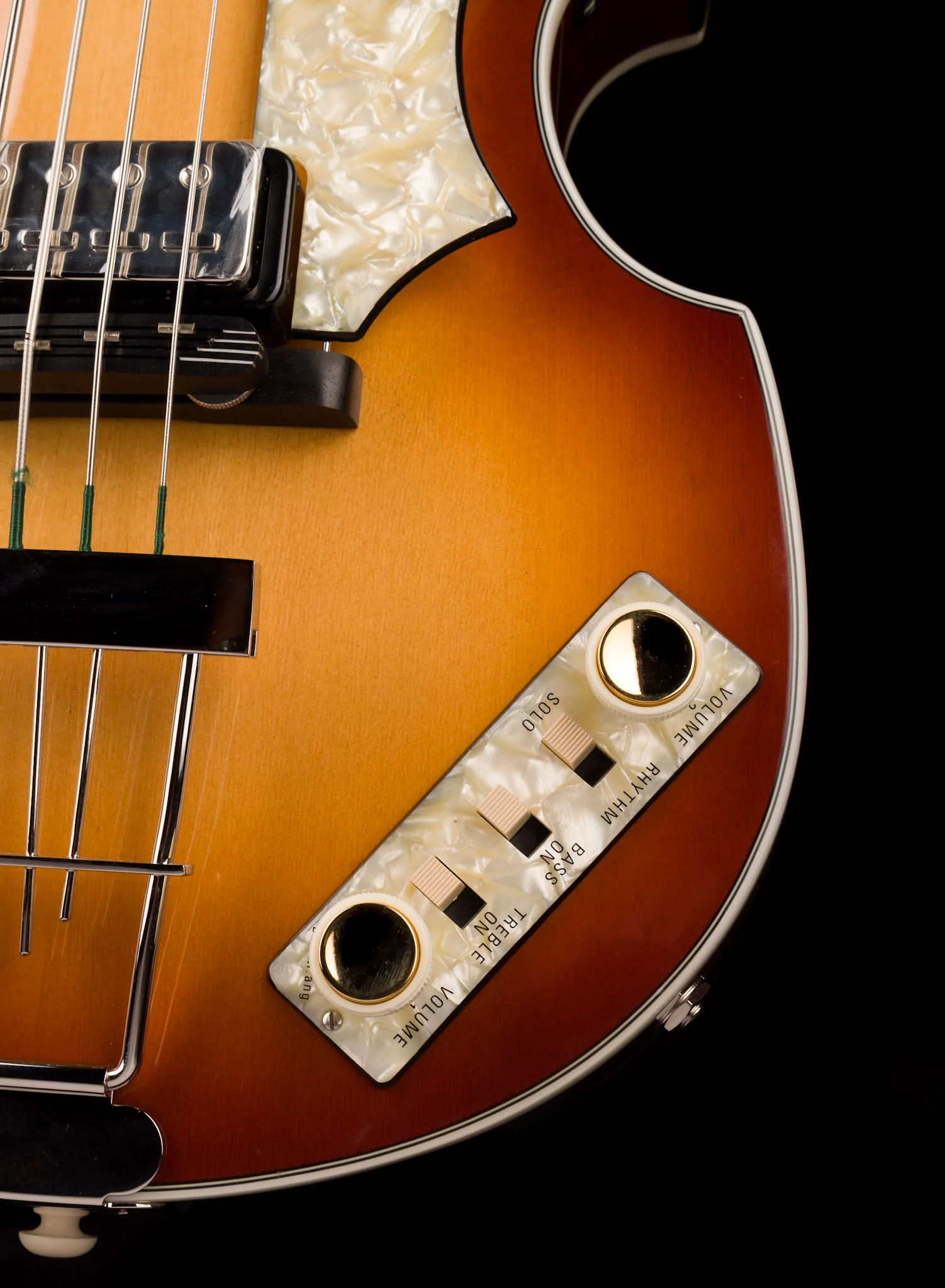 Hofner Artist Series 1963 Violin Bass H500/1-63-AR-O Sunburst with Case - Serial # Y0421H004 - Image 7