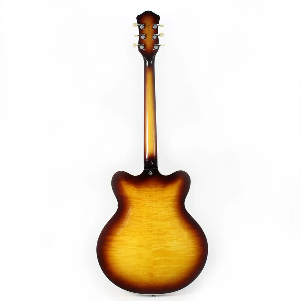 Hofner Contemporary Verythin Guitar Sunburst - HCT-VTH-SB-O - Image 3