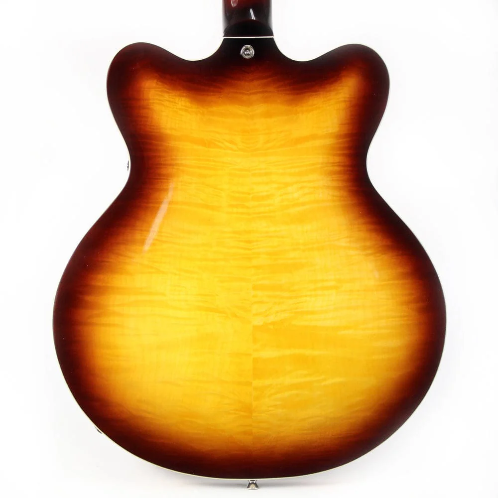 Hofner Contemporary Verythin Guitar Sunburst - HCT-VTH-SB-O - Image 4