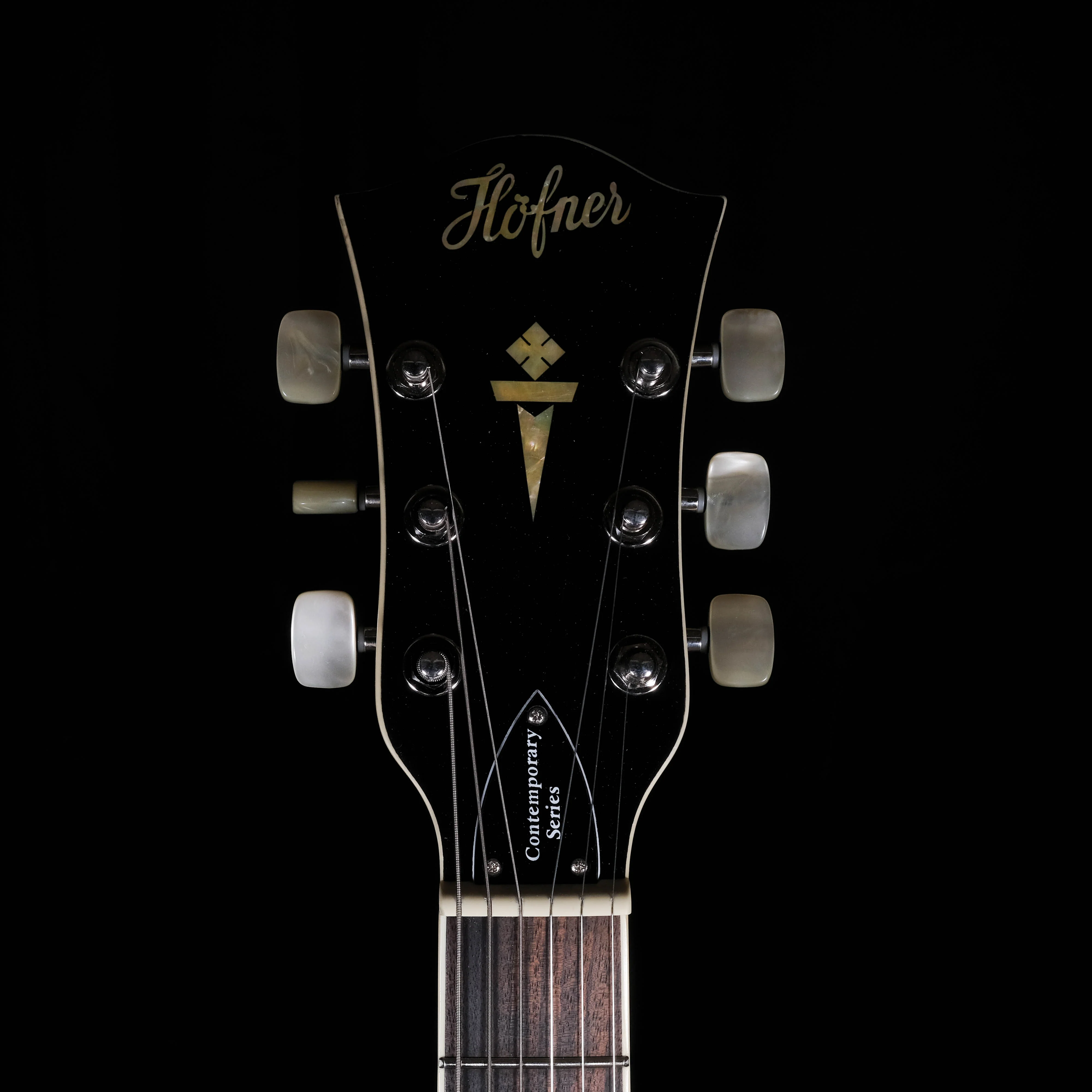DISC - Hofner Contemporary Verythin Guitar Antique Burst with Case - HCT-VTH-ANB-O - Image 10