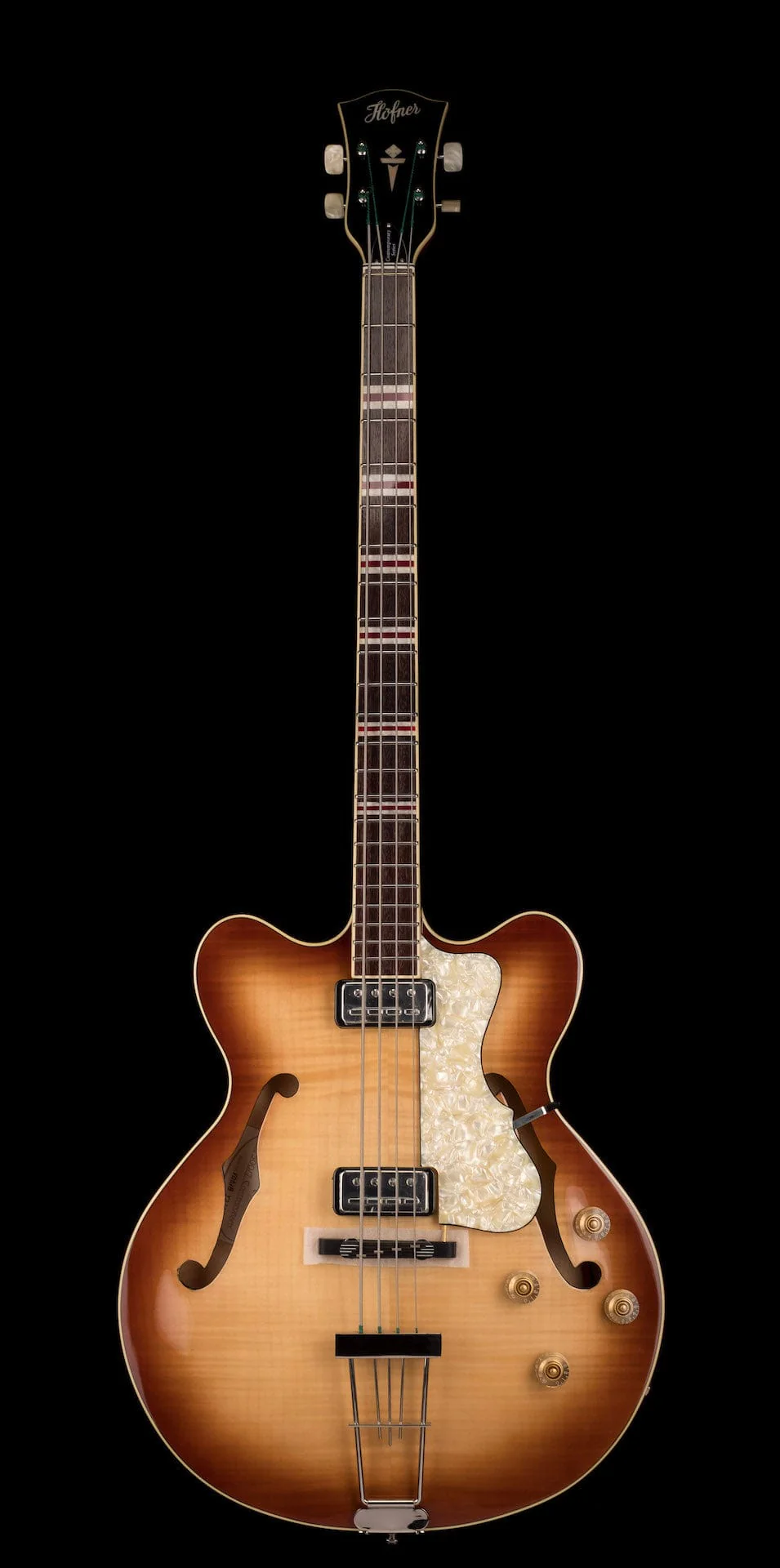Hofner Contemporary Verythin Reissue Bass - Sunburst - HCT-500/7-SB-O - Image 2