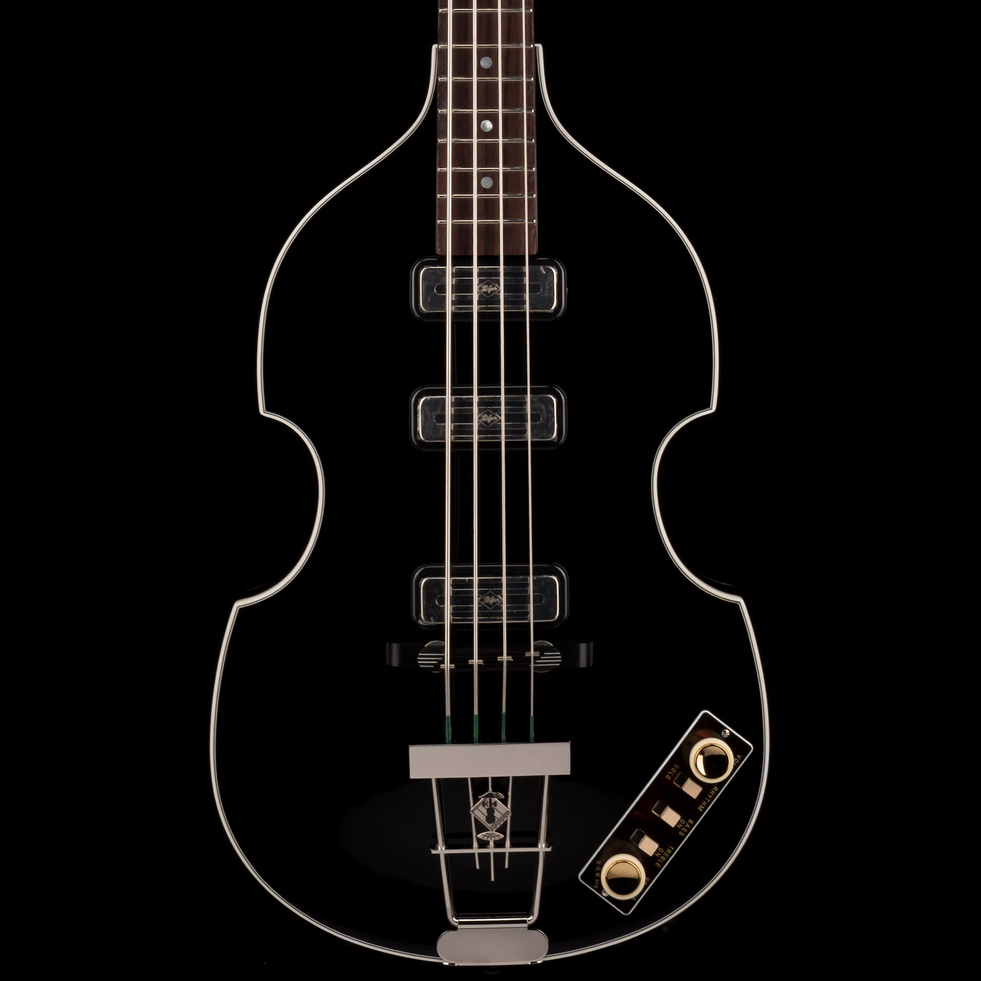 Hofner Custom H500/1-3VP-BK-0 Artist Series Violin Bass Black with Case