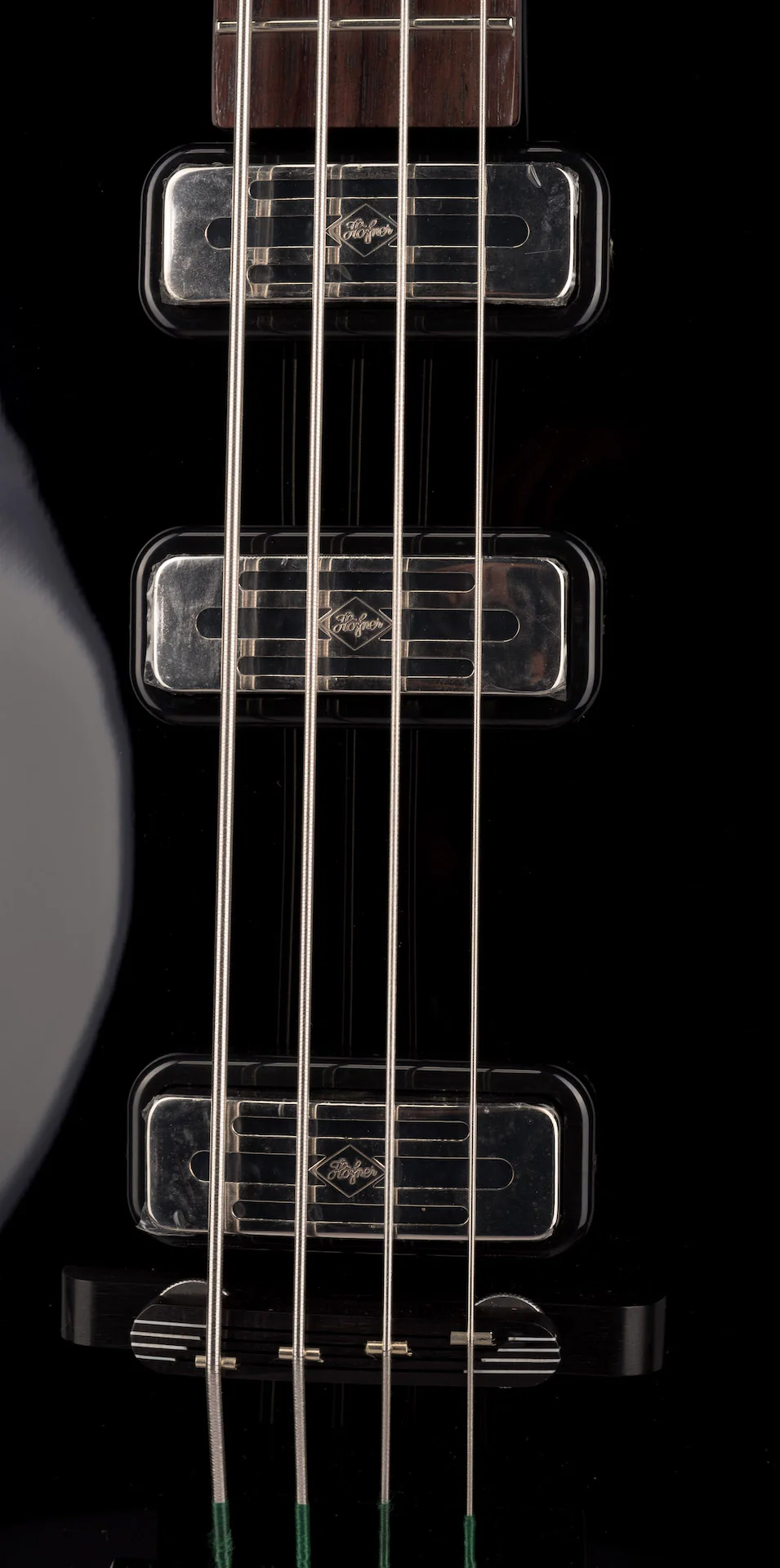 Hofner Custom H500/1-3VP-BK-0 Artist Series Violin Bass Black with Case - Image 5