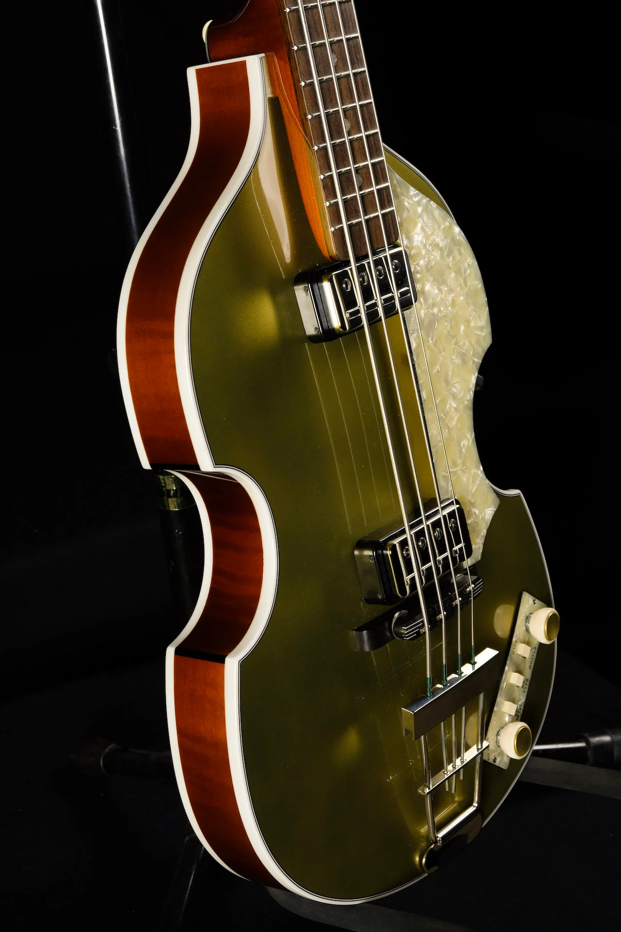 Hofner H500/1-62-O '62 Reissue Violin Bass Limited Run One Off Goldtop - Image 3