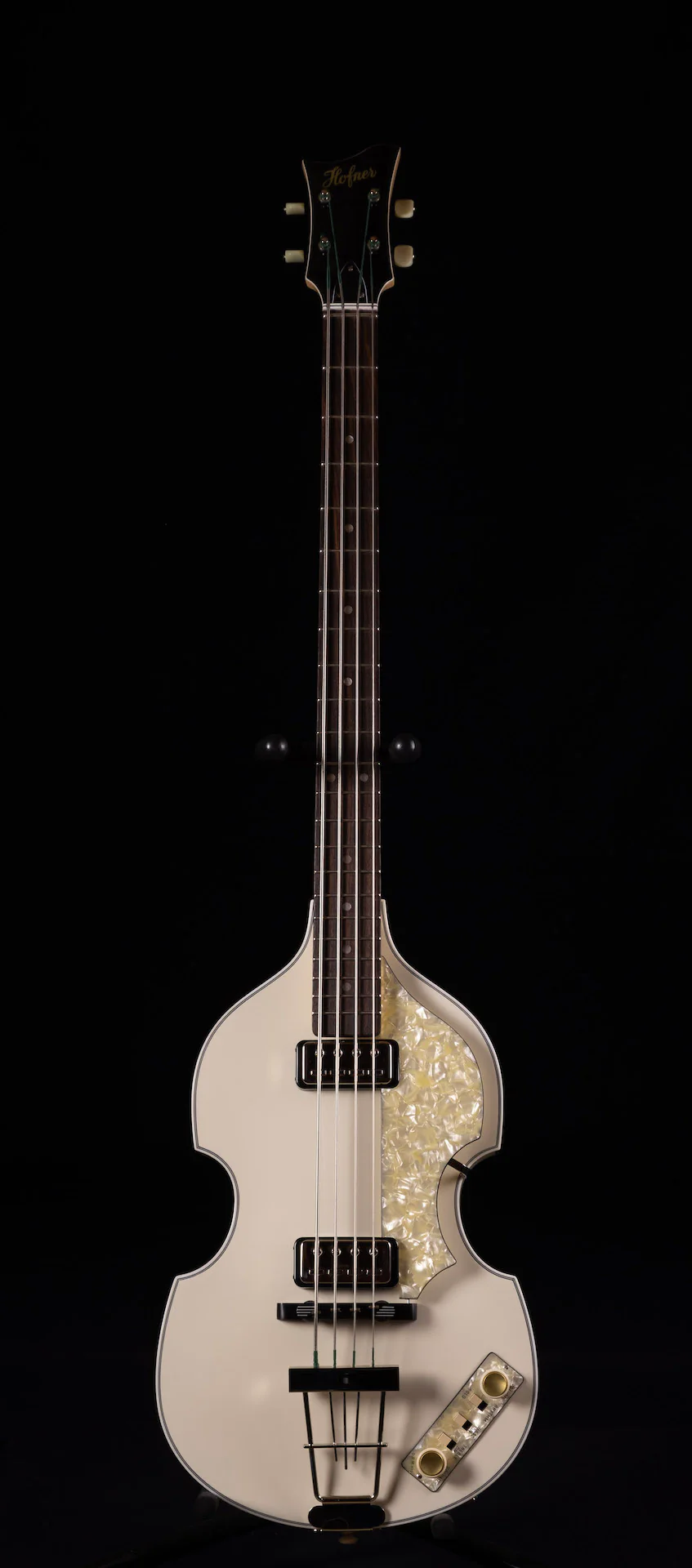 Hofner H500/1-62-O '62 Reissue Violin Bass Limited Run One Off Olympic White Finish - Image 2