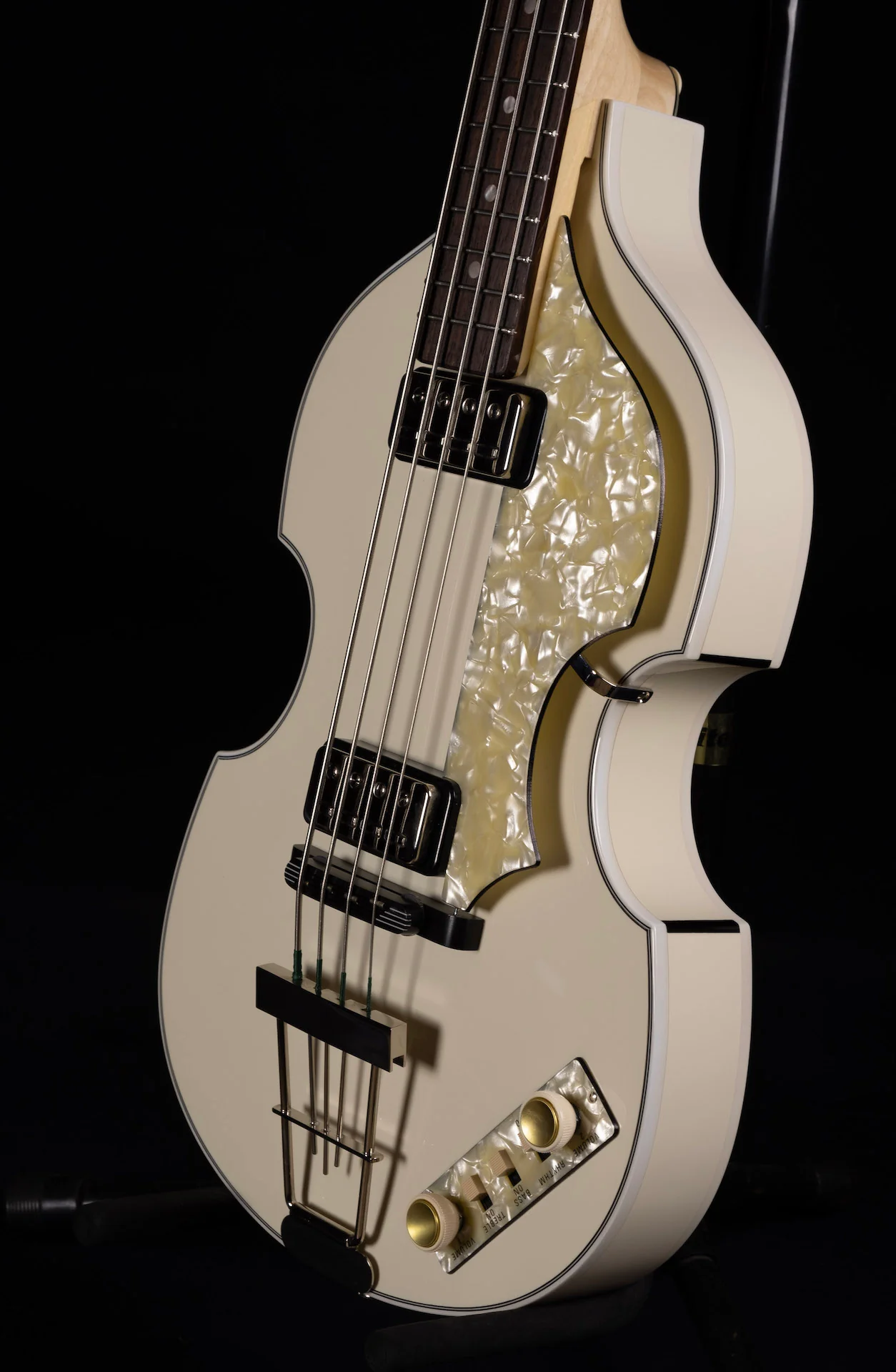 Hofner H500/1-62-O '62 Reissue Violin Bass Limited Run One Off Olympic White Finish - Image 4