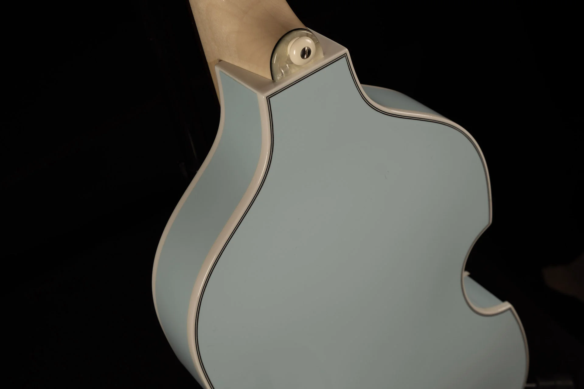 Hofner H500/1-62-O '62 Reissue Violin Bass Limited Run One Off Sonic Blue Finish - Image 14