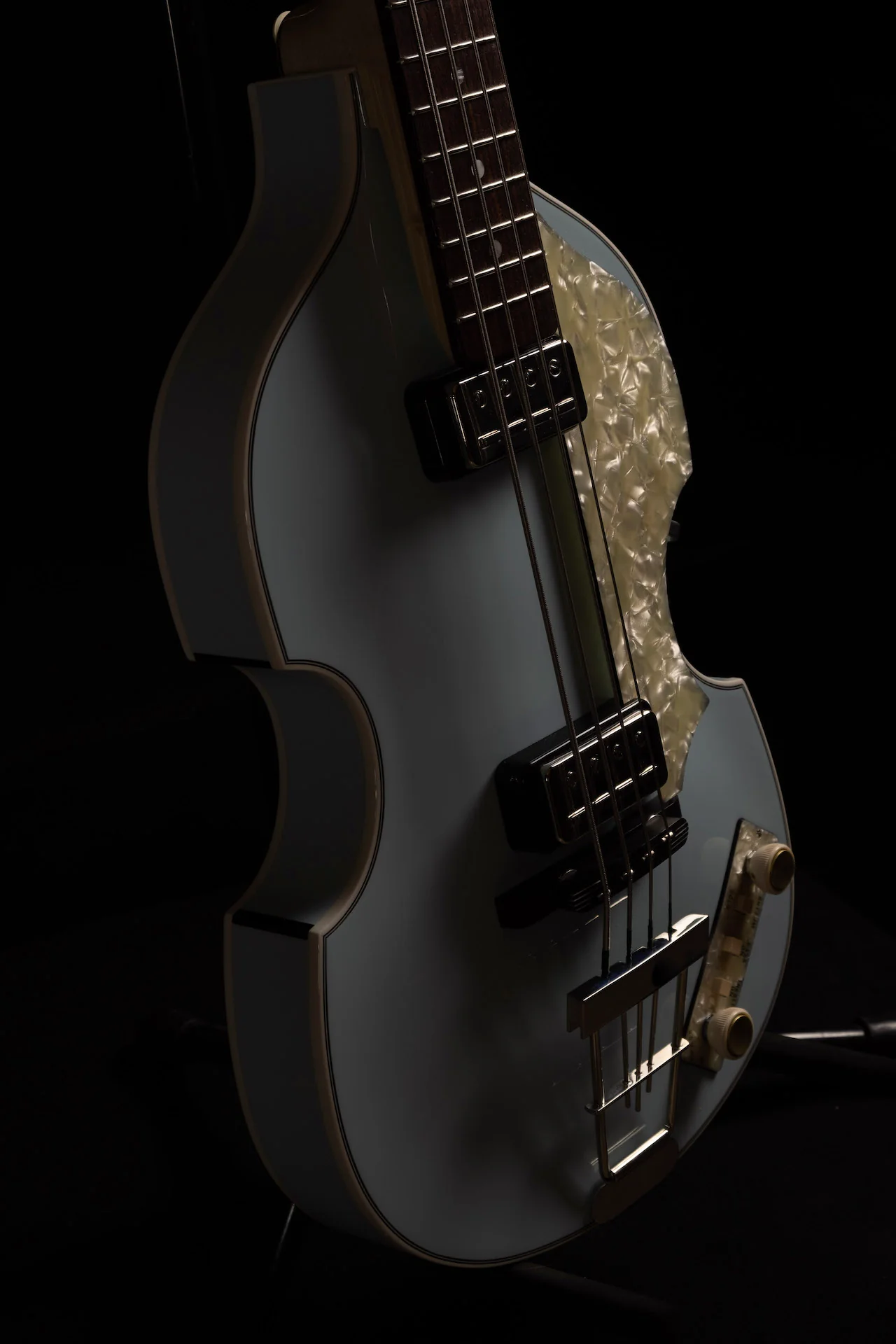 Hofner H500/1-62-O '62 Reissue Violin Bass Limited Run One Off Sonic Blue Finish - Image 6