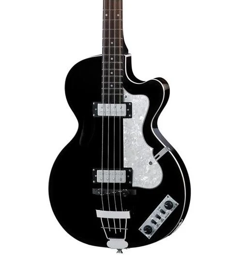 Hofner Ignition Club Bass - Trans Black - HI-CB-BK-O - Image 2