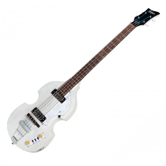 Hofner Ignition Pro Violin Bass HOF-HI-BB-PE-PW Pearl White - Image 3