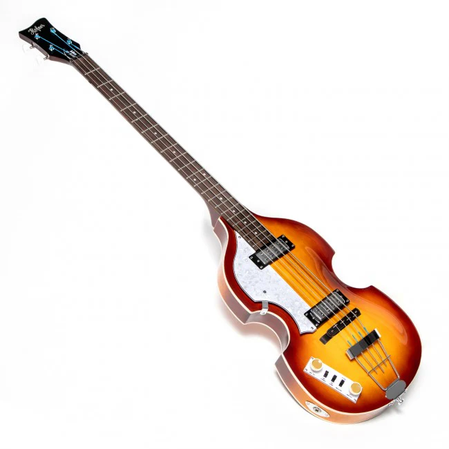Hofner Ignition Violin Bass - Left-Handed Sunburst - HI-BB-L-SB-O - Image 7