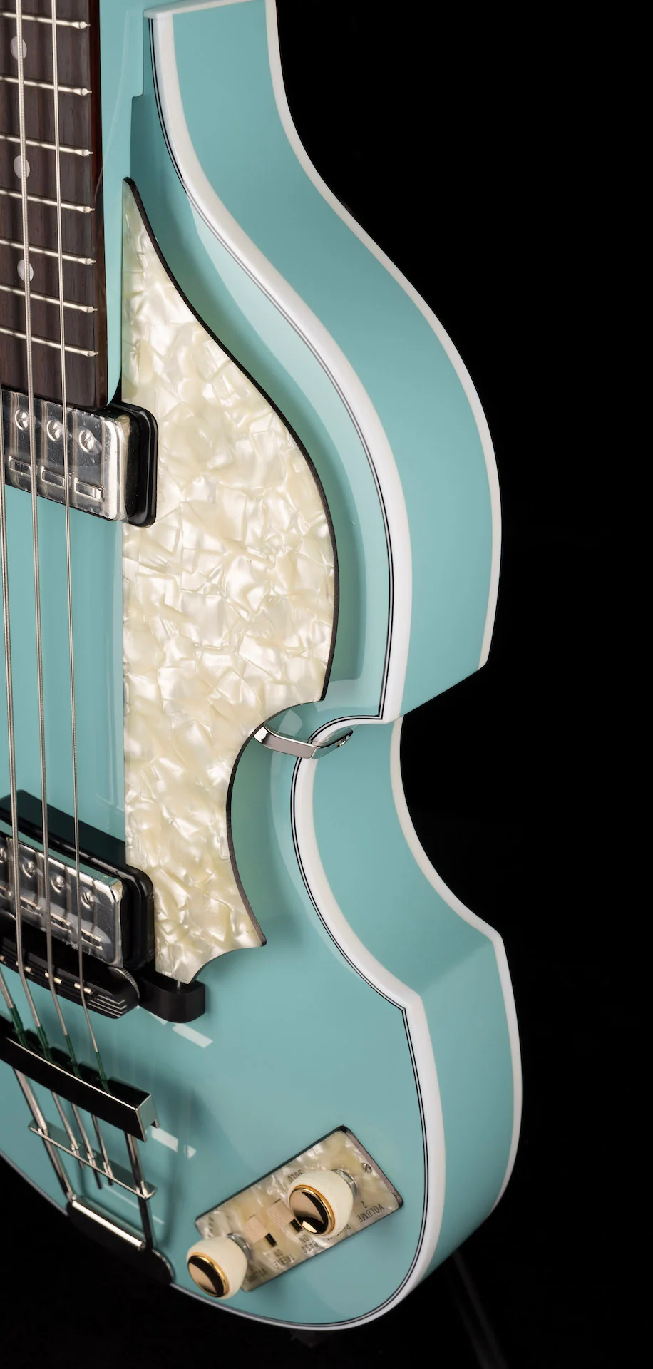 Hofner Limited Edition Light Green 1962 Violin Bass HOF-H500/1-62-LG-O with Case - Image 11