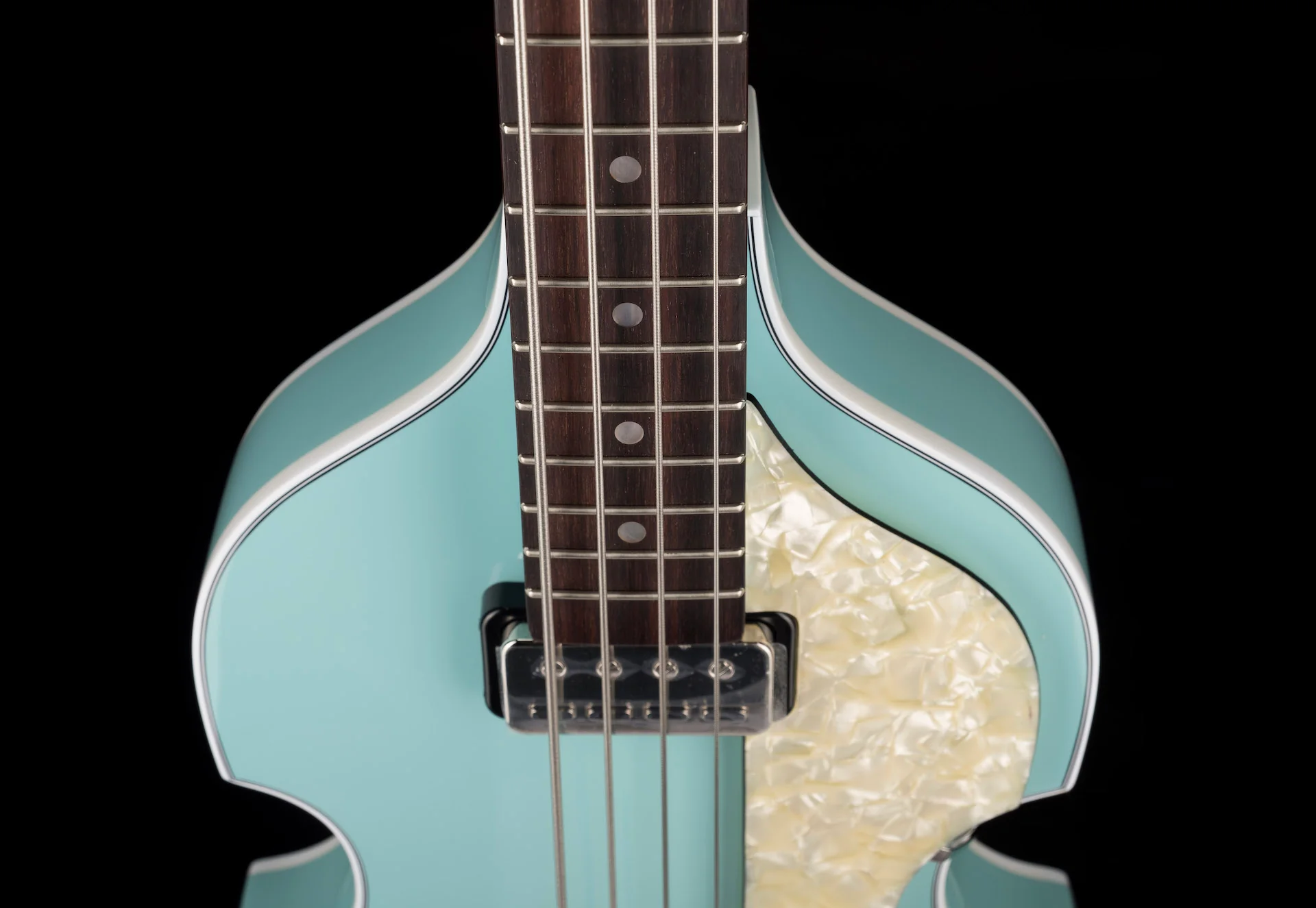 Hofner Limited Edition Light Green 1962 Violin Bass HOF-H500/1-62-LG-O with Case - Image 3