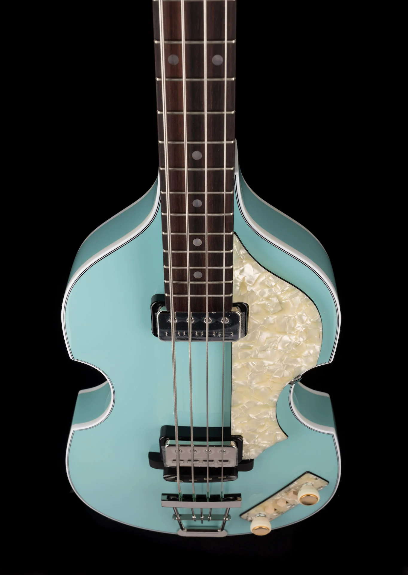 Hofner Limited Edition Light Green 1962 Violin Bass HOF-H500/1-62-LG-O with Case - Image 4
