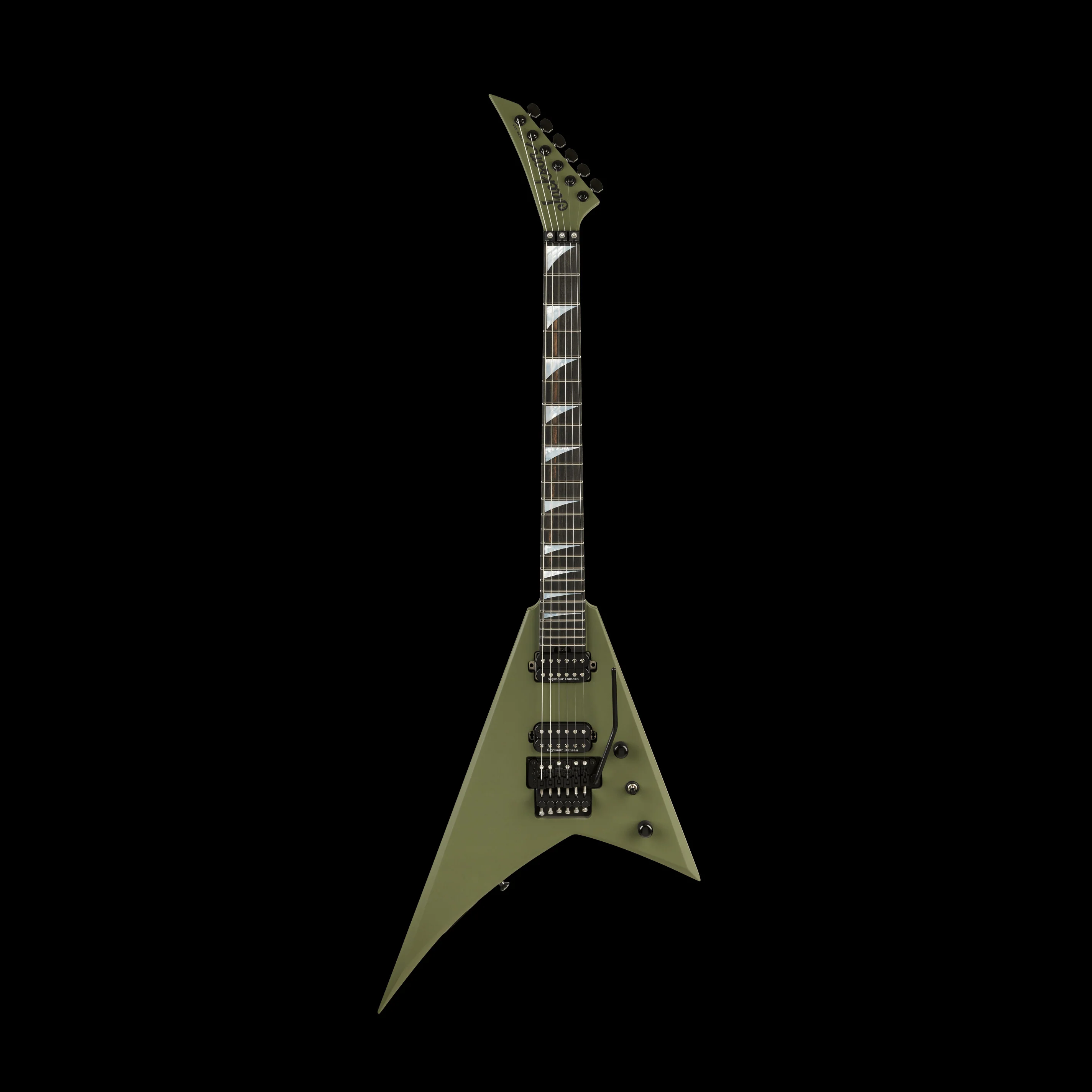 Jackson American Series Rhoads RR24 Matte Army Drab with Case - Image 5